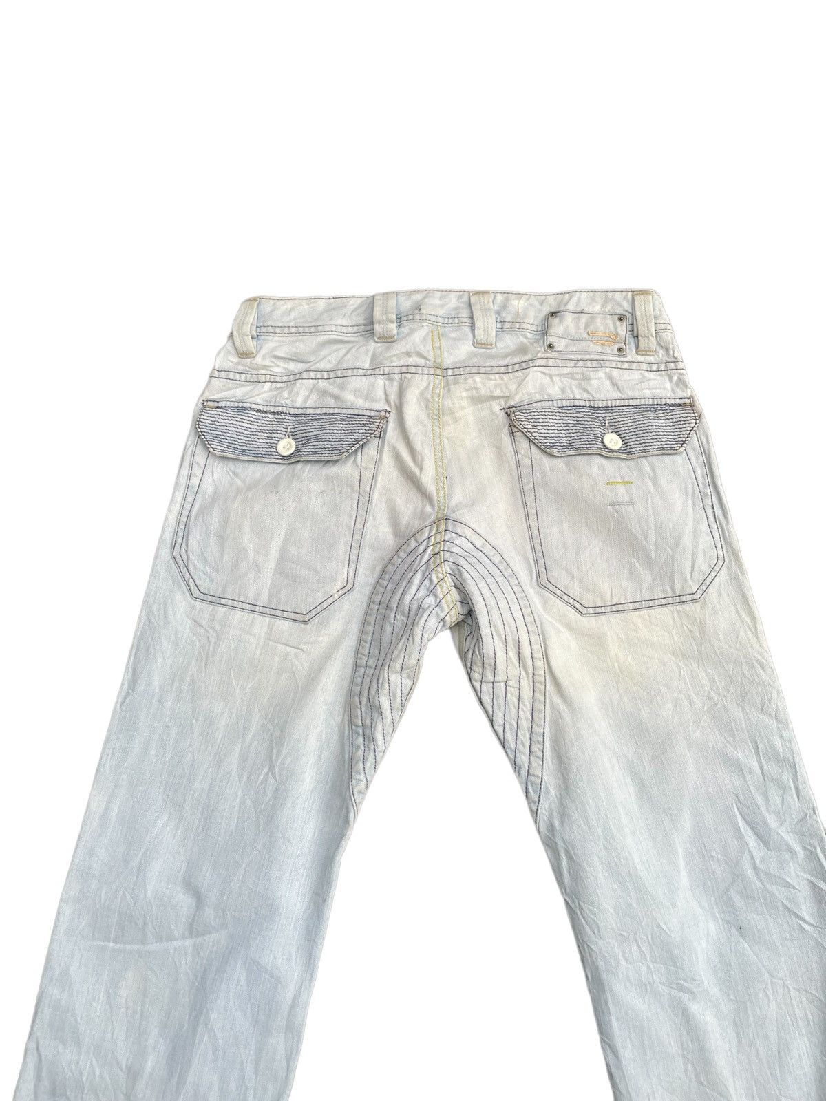 Designer STEALS Vintage Diesel Light Wash Denim Size US 33 - 11 Thumbnail