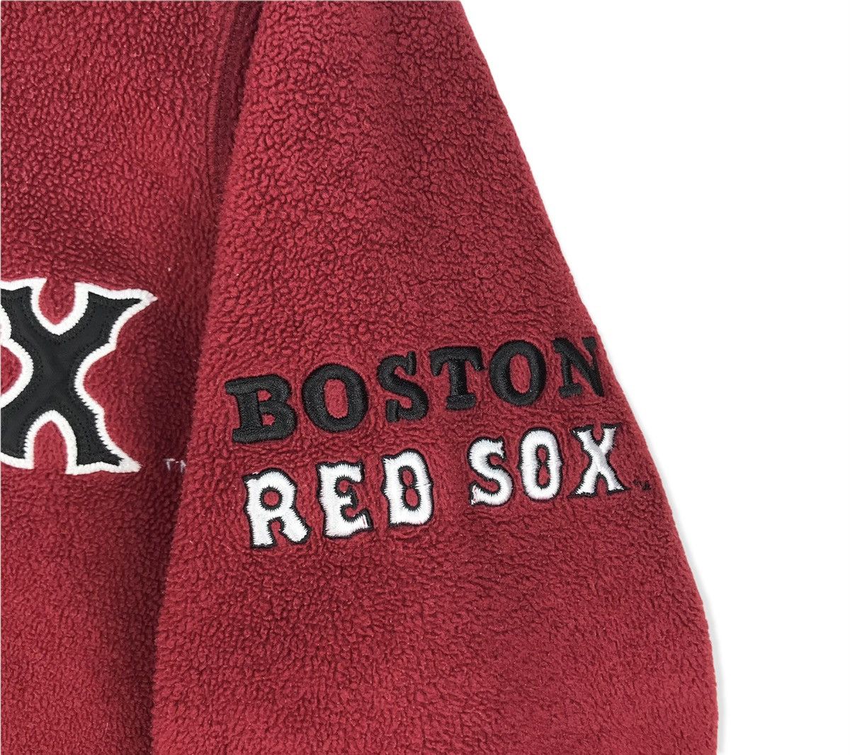 MLB Vintage Boston Red Sox Fleece Half Zip Size US M / EU 48-50 / 2 - 4 Thumbnail