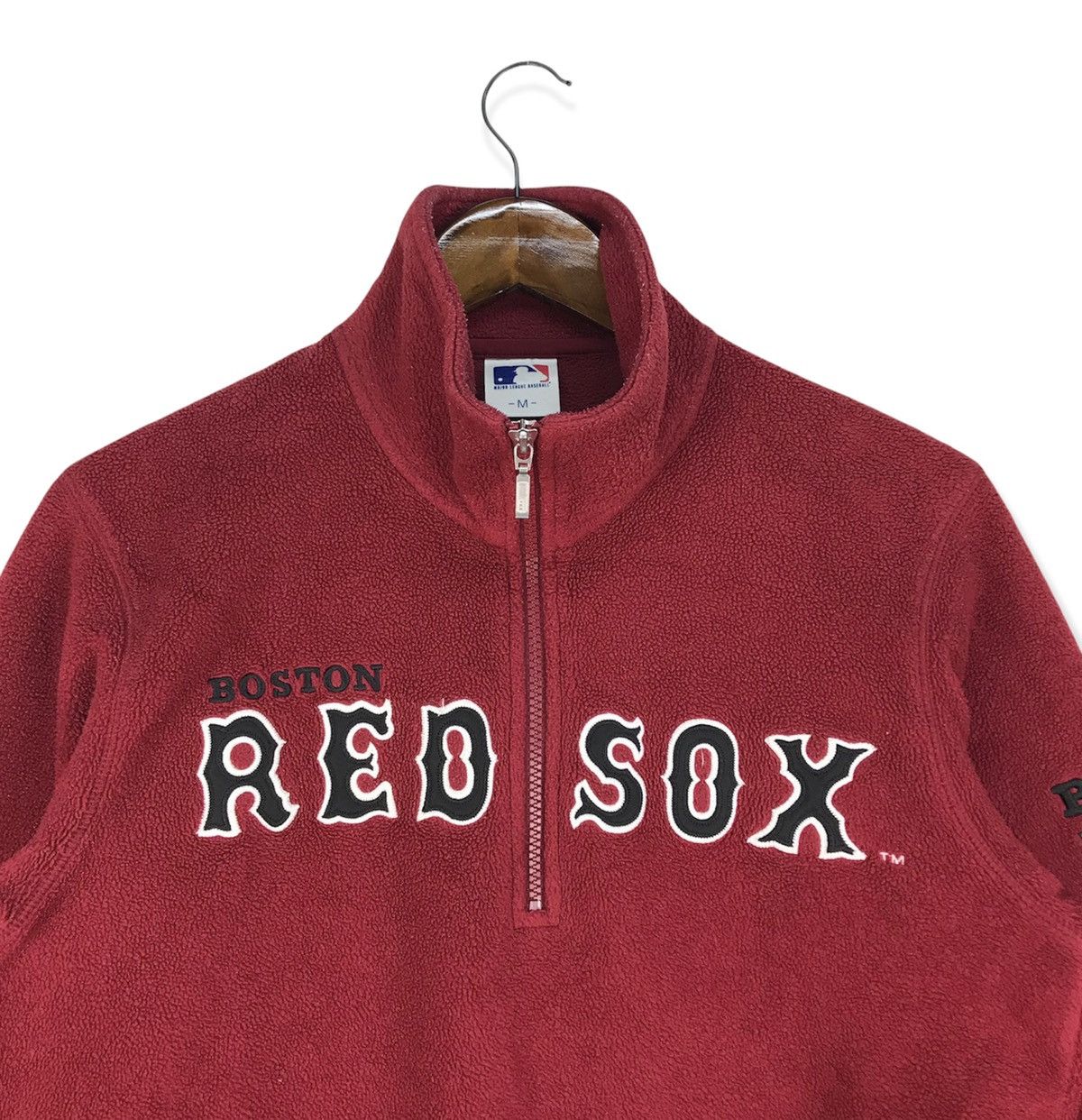 MLB Vintage Boston Red Sox Fleece Half Zip Size US M / EU 48-50 / 2 - 2 Thumbnail