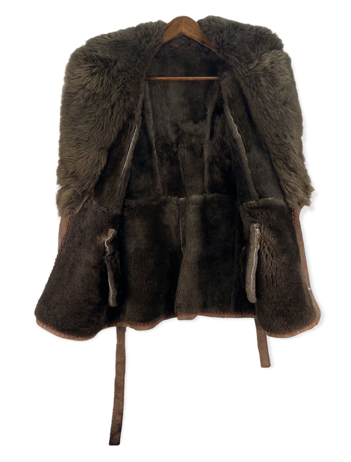 Vintage ❗️HOT❗️Faux Fur Leather Jacket Nice Design Size US XS / EU 42 / 0 - 3 Thumbnail