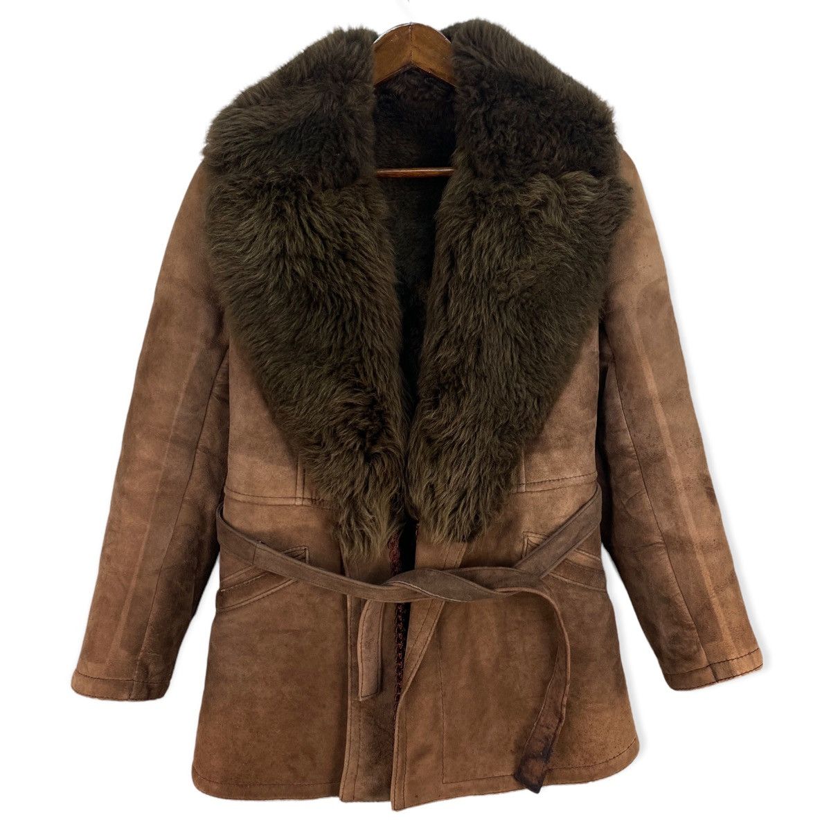Vintage ❗️HOT❗️Faux Fur Leather Jacket Nice Design Size US XS / EU 42 / 0 - 1 Thumbnail
