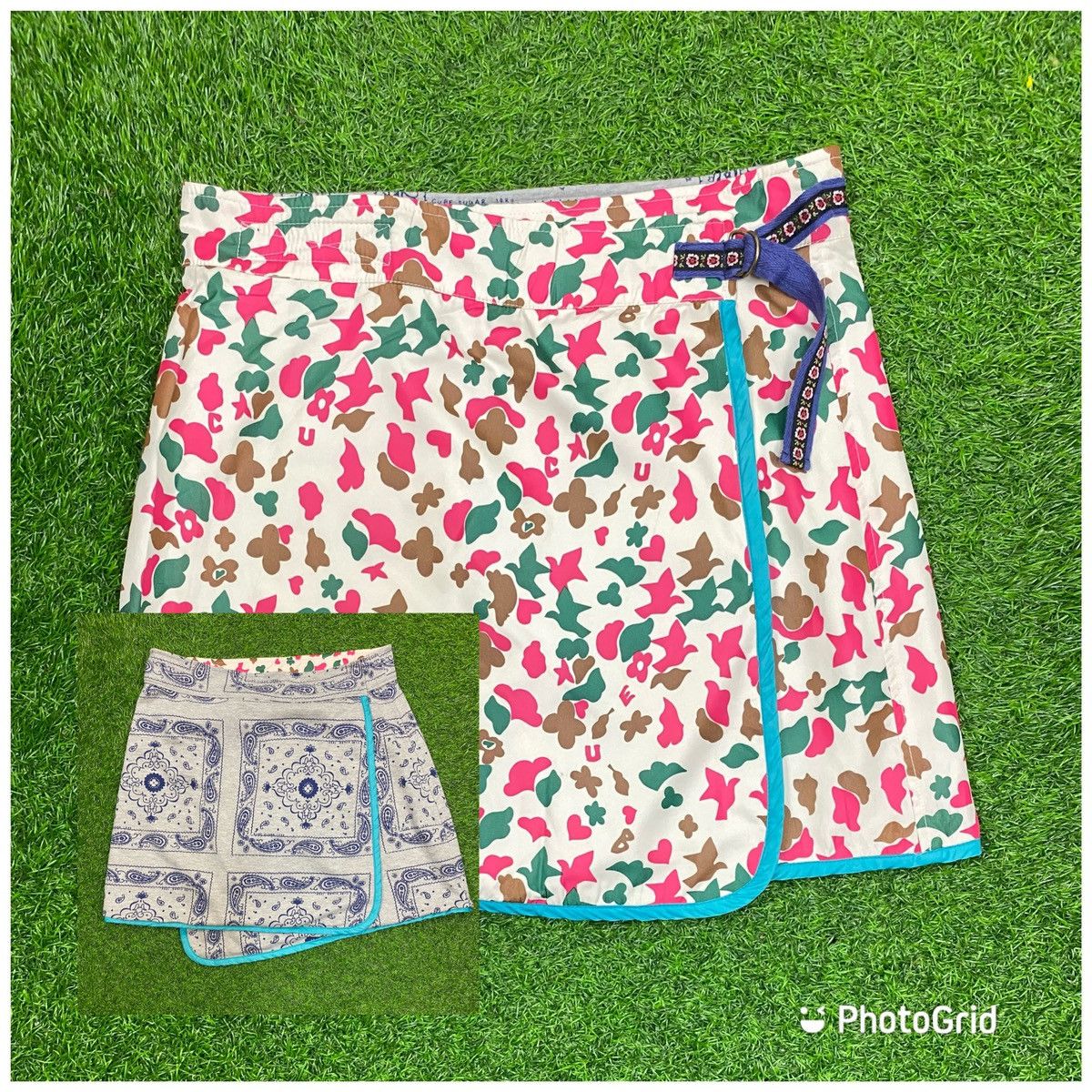 Japanese Brand Cube Sugar Reversible Skirt Size 30" / US 8 / IT 44 - 1 Thumbnail