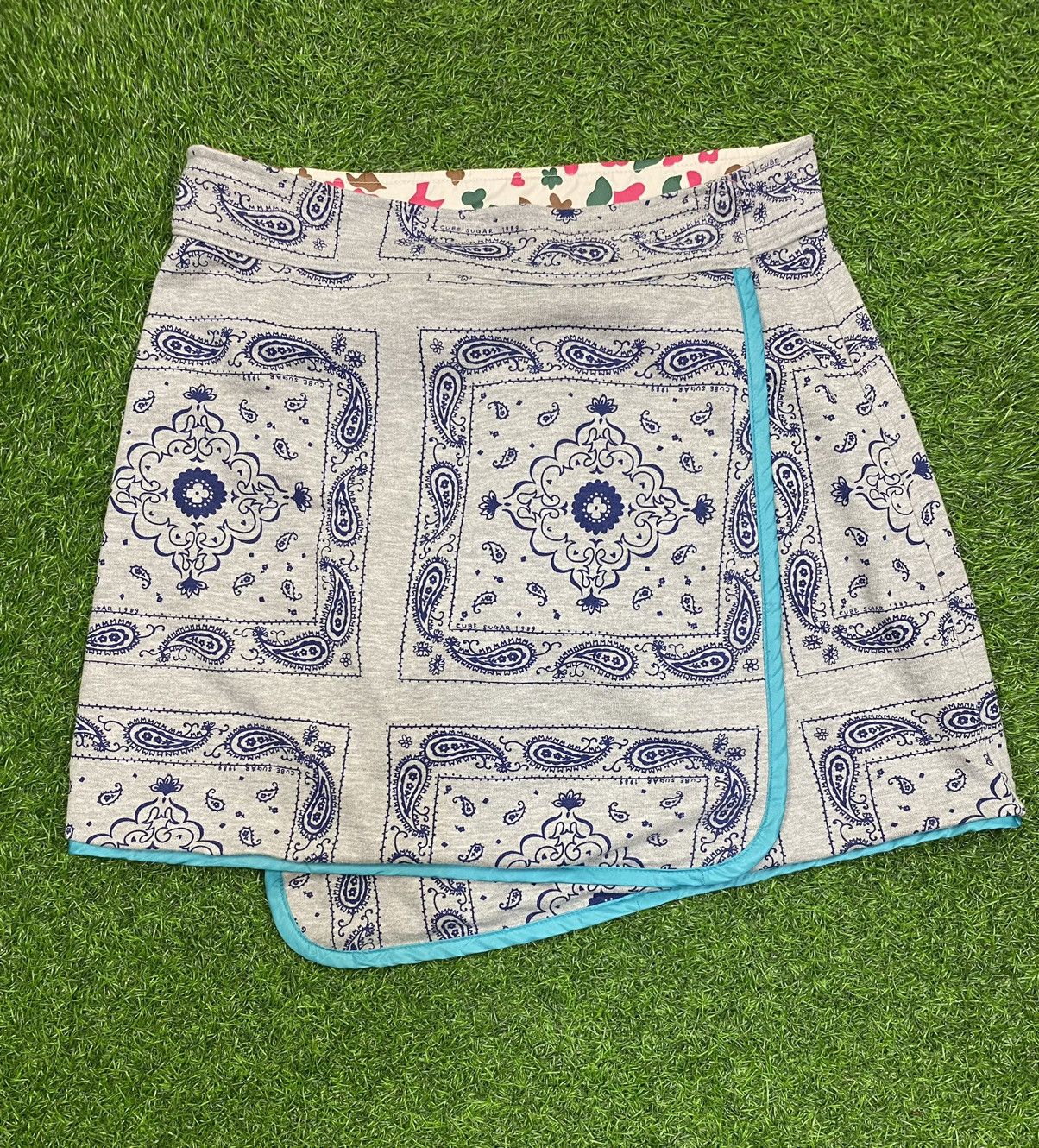Japanese Brand Cube Sugar Reversible Skirt Size 30" / US 8 / IT 44 - 6 Thumbnail