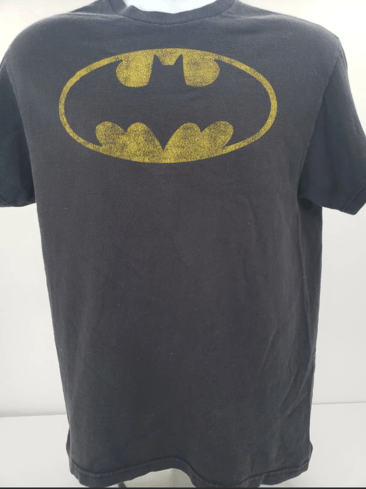 Batman Vintage 1985 Batman Bat Symbol Black and Yellow T-Shirt 80s ...