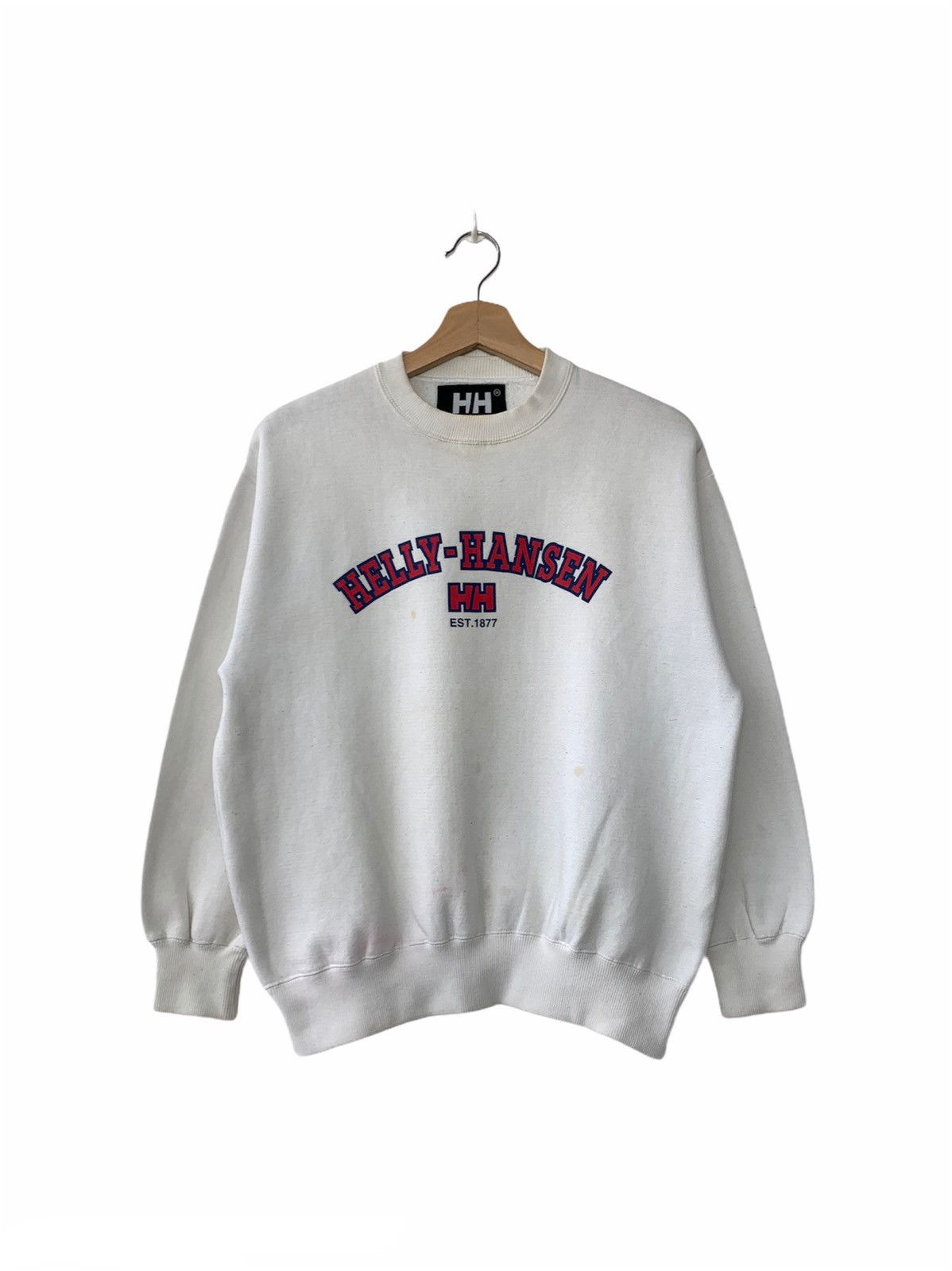 Helly Hansen Vintage Helly Hansen Spellout Crewneck Sweatshirt Size US S / EU 44-46 / 1 - 1 Thumbnail