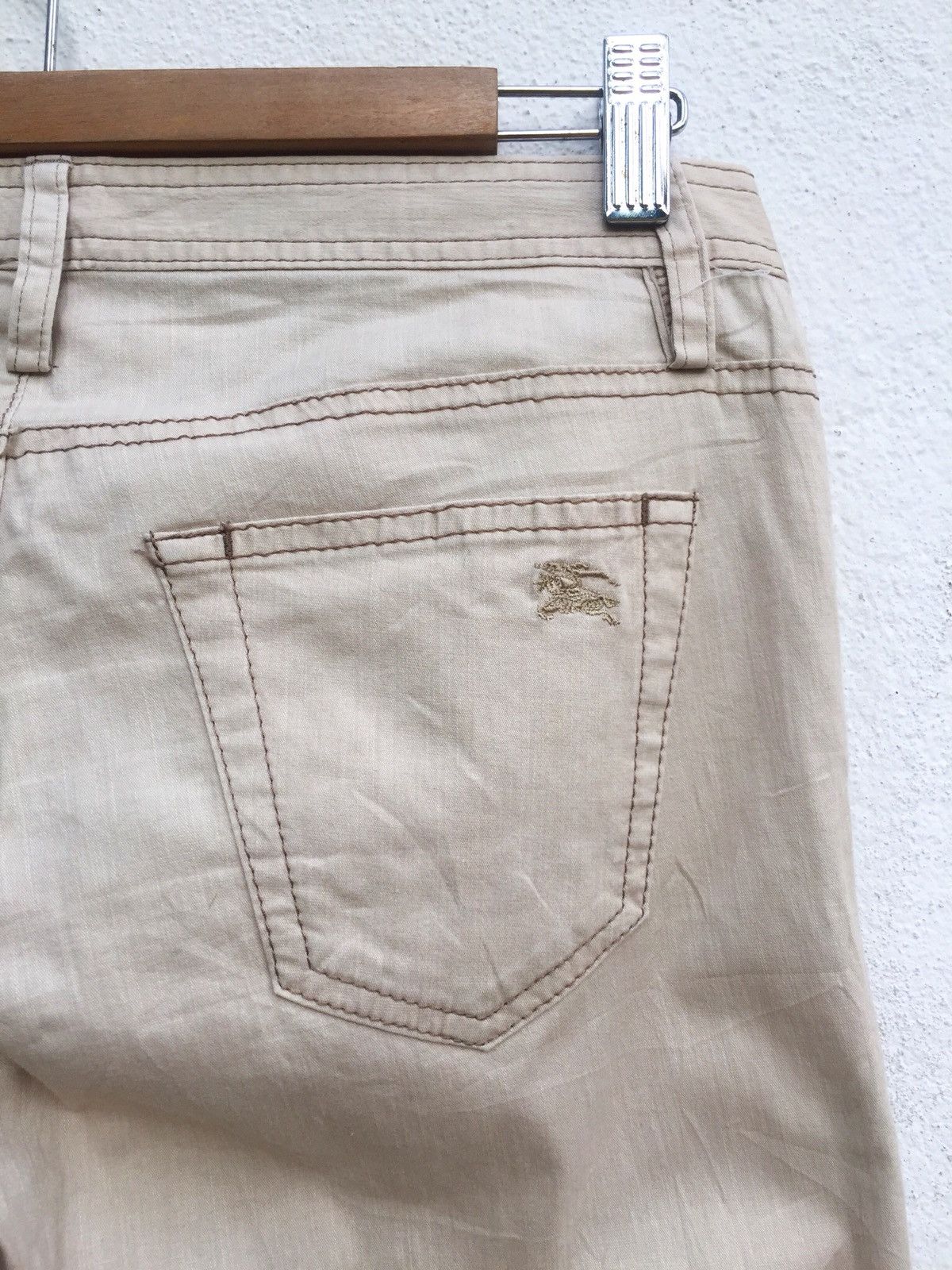 Burberry 🇯🇵 Exc🔥Burberry Blue Label 🇯🇵 Nova Check Crop Pants Size US 29 - 4 Thumbnail