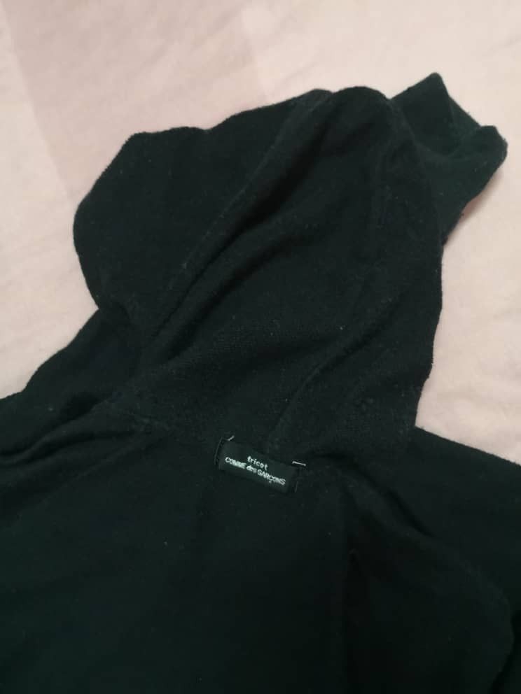 Comme des Garcons ❎ CDG Tricot Inside Out Hoodie Sweater Size XS / US 0-2 / IT 36-38 - 3 Thumbnail