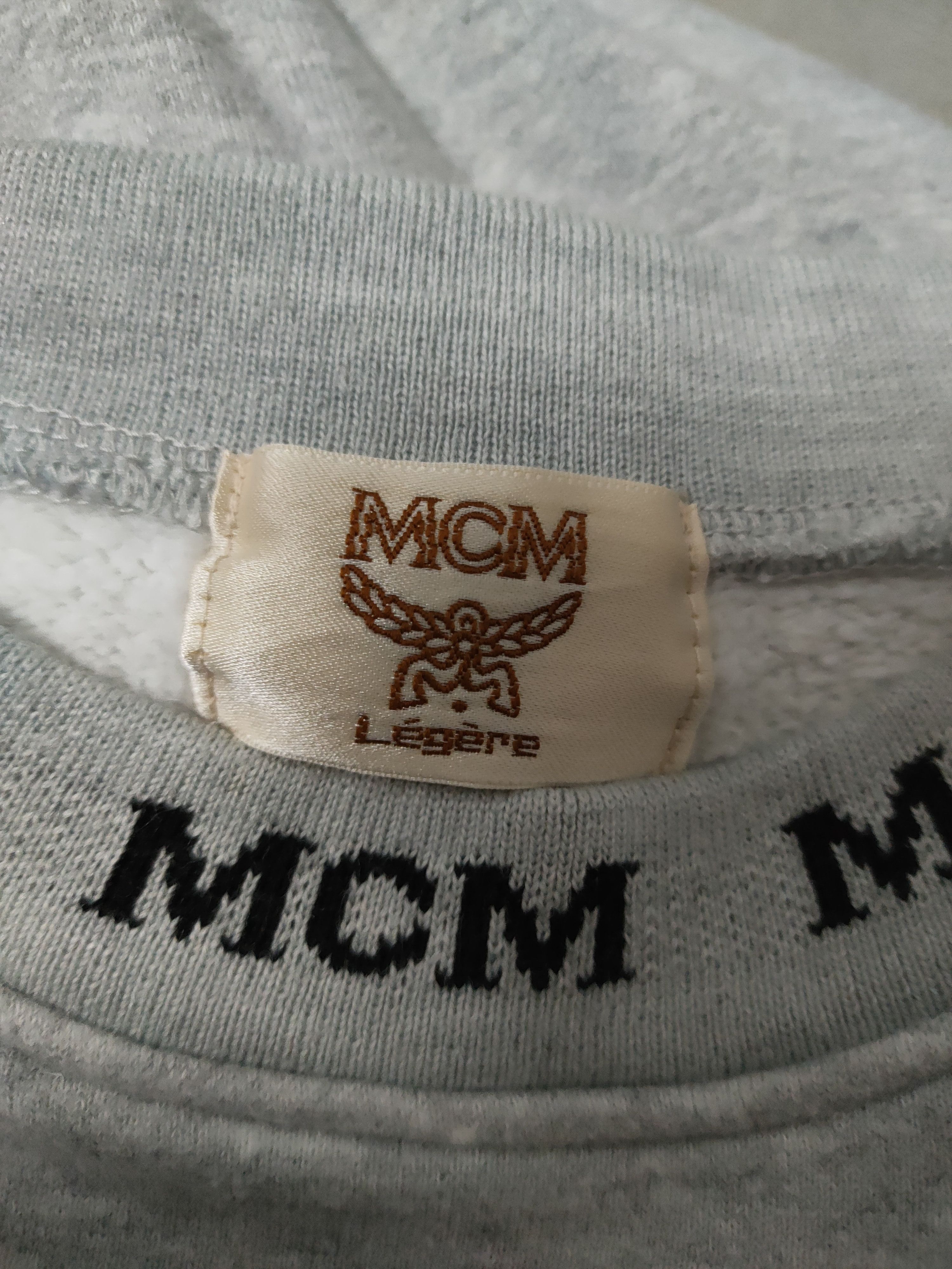 MCM ❎ MCM Cropped Crewneck Knitted Collar Size S / US 4 / IT 40 - 3 Thumbnail