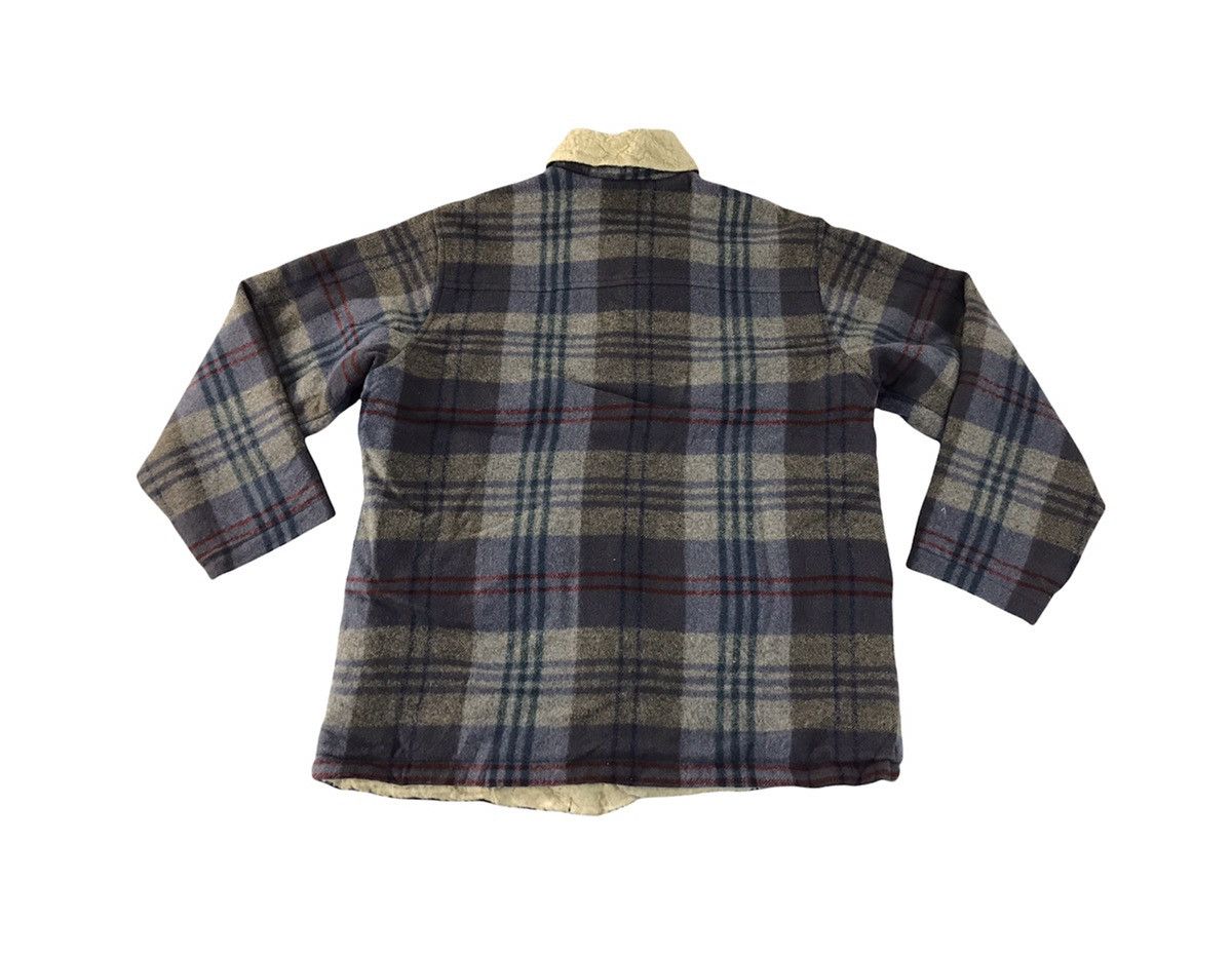Japanese Brand × Vintage Paralyser Shearling Woven Checked Sherpa Inner K932j Size US L / EU 52-54 / 3 - 5 Thumbnail