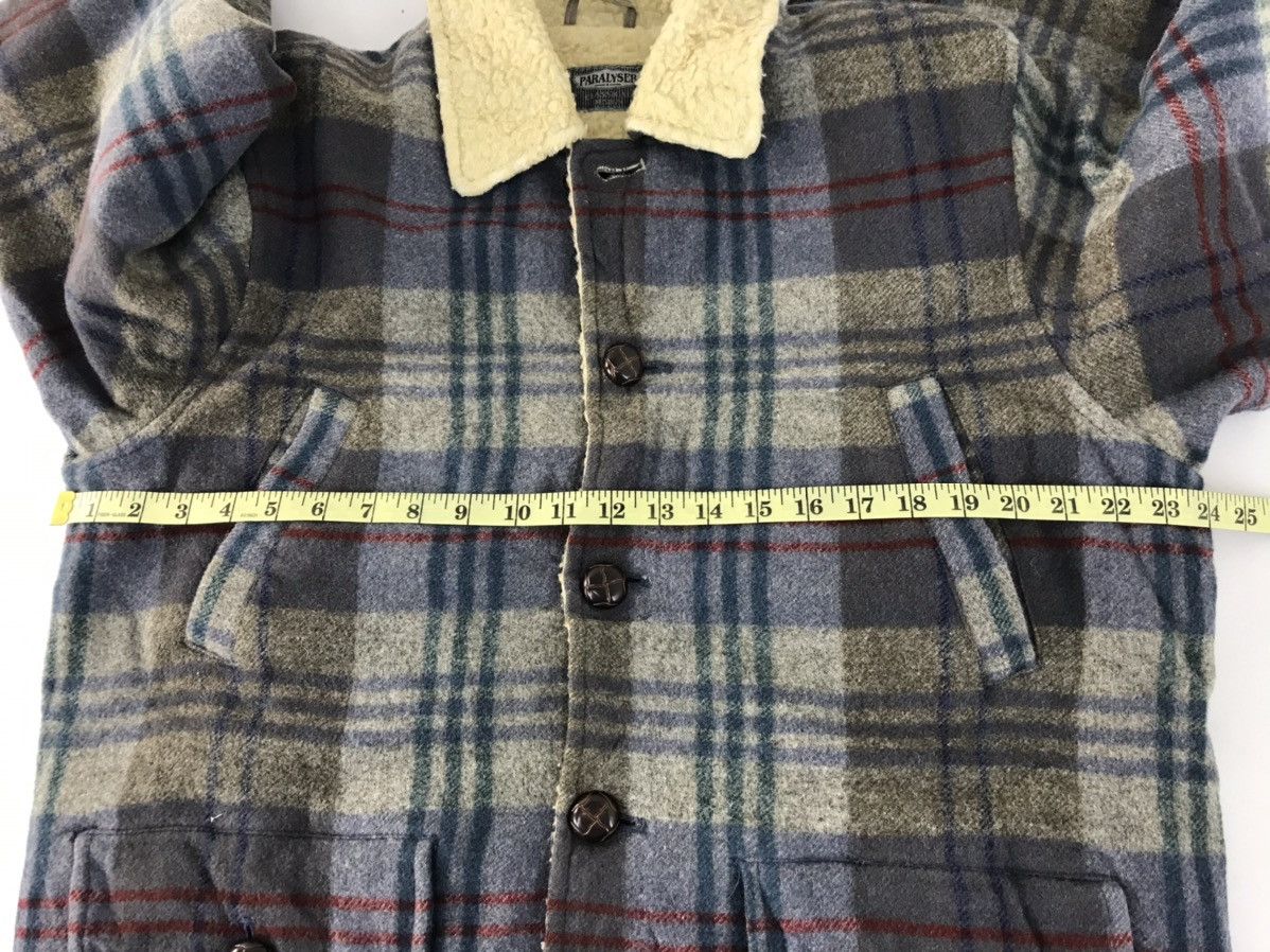 Japanese Brand × Vintage Paralyser Shearling Woven Checked Sherpa Inner K932j Size US L / EU 52-54 / 3 - 9 Thumbnail