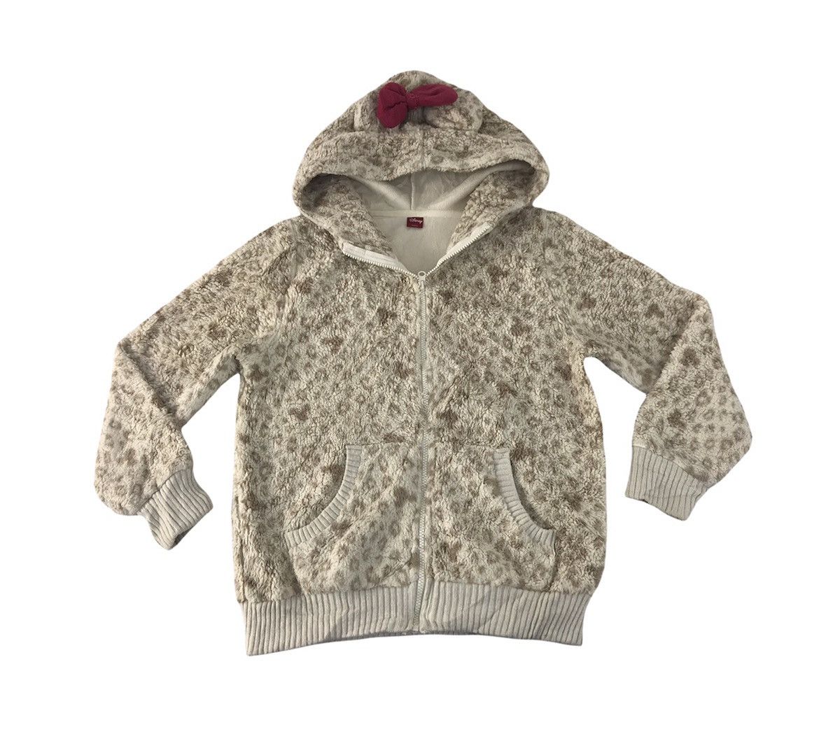 Disney × Japanese Brand Disney Cartoon Fluffy Zipper Hoodies Fleece Inner Design Size US M / EU 48-50 / 2 - 1 Thumbnail