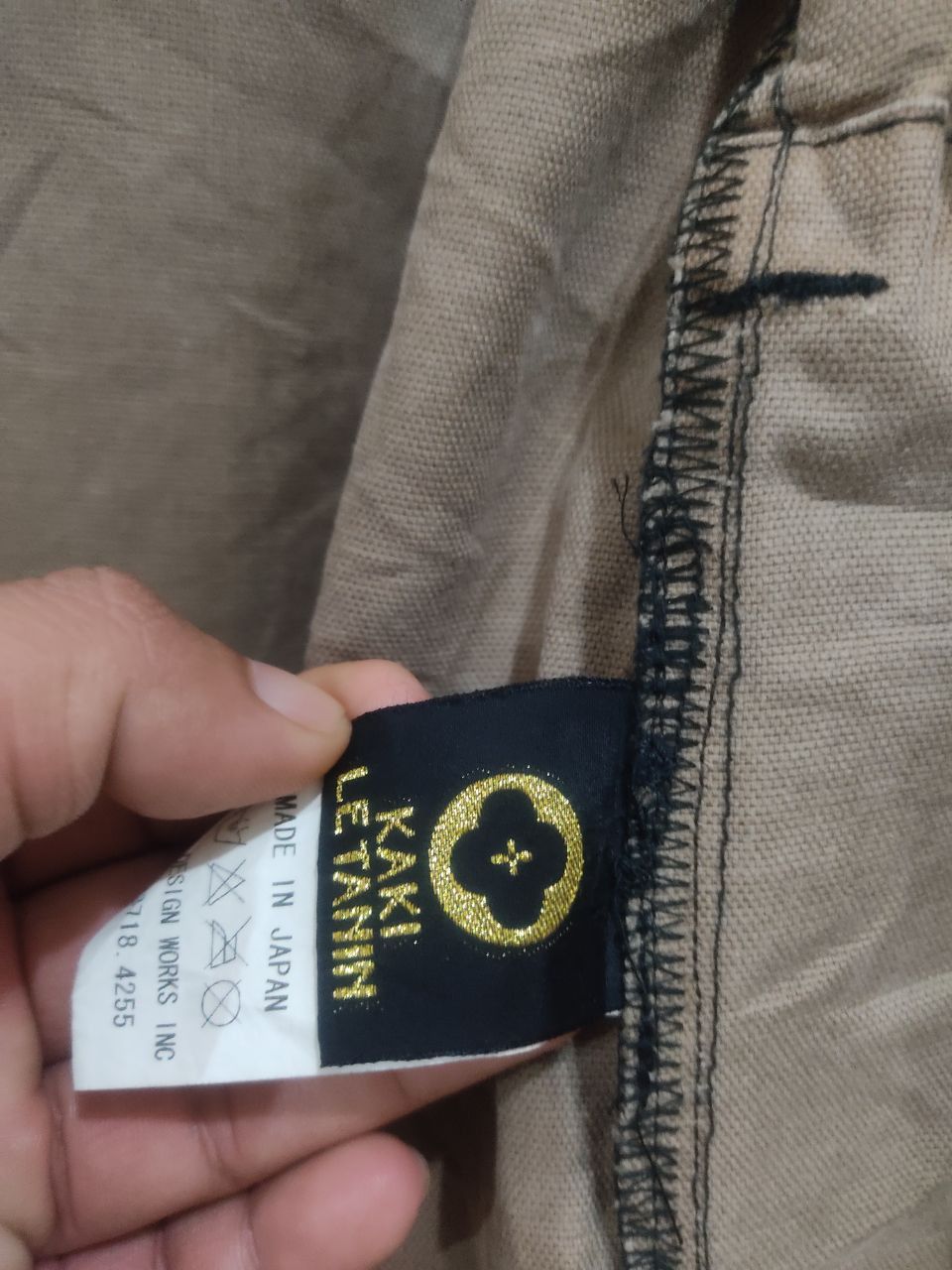 Japanese Brand Khaki Le Tanin Oil Stains Jacket Size US M / EU 48-50 / 2 - 8 Thumbnail