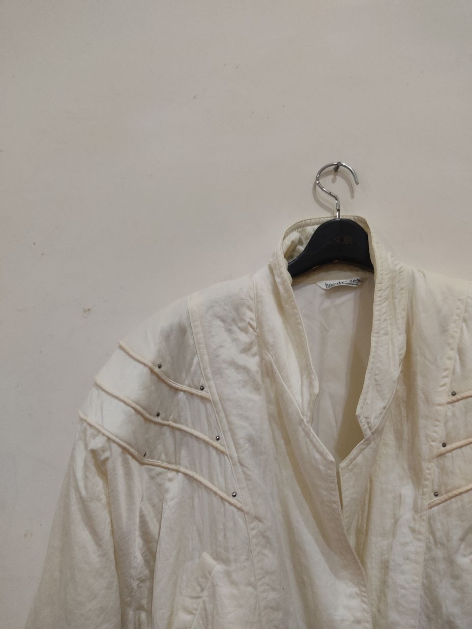 Japanese Brand Vintage White Bombers Size US M / EU 48-50 / 2 - 2 Thumbnail