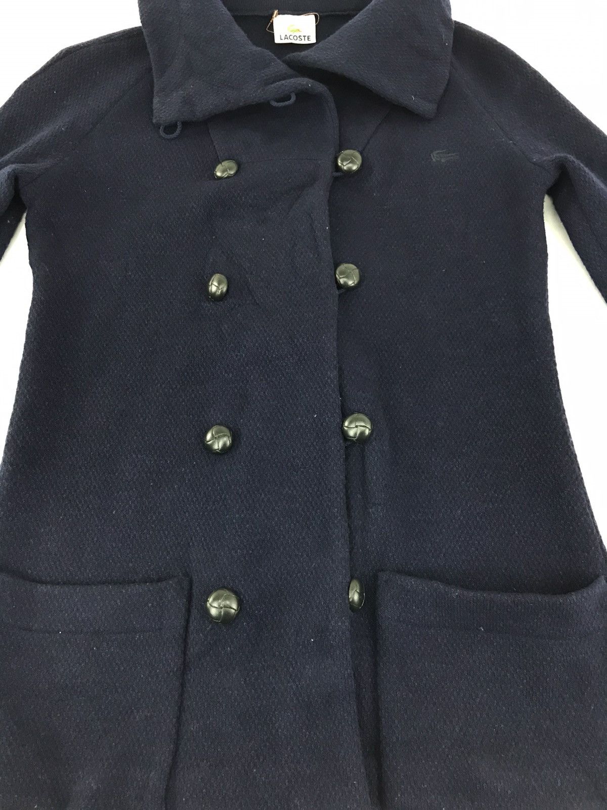 Lacoste × Vintage Vintage Lacoste Double Breasted Peacoat Jacket Fashion S Size US S / EU 44-46 / 1 - 3 Thumbnail
