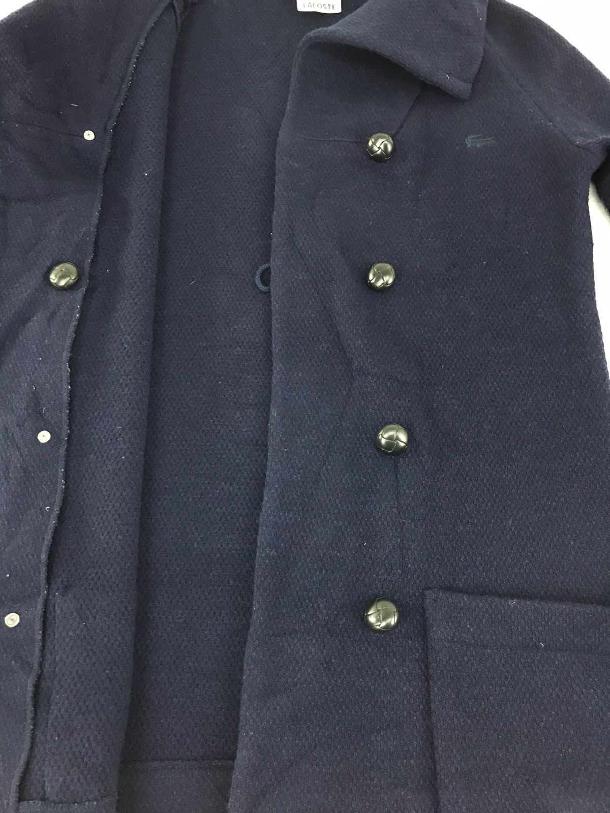 Lacoste × Vintage Vintage Lacoste Double Breasted Peacoat Jacket Fashion S Size US S / EU 44-46 / 1 - 5 Thumbnail