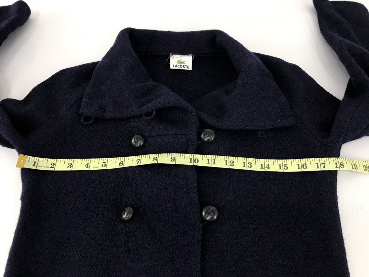 Lacoste × Vintage Vintage Lacoste Double Breasted Peacoat Jacket Fashion S Size US S / EU 44-46 / 1 - 10 Thumbnail