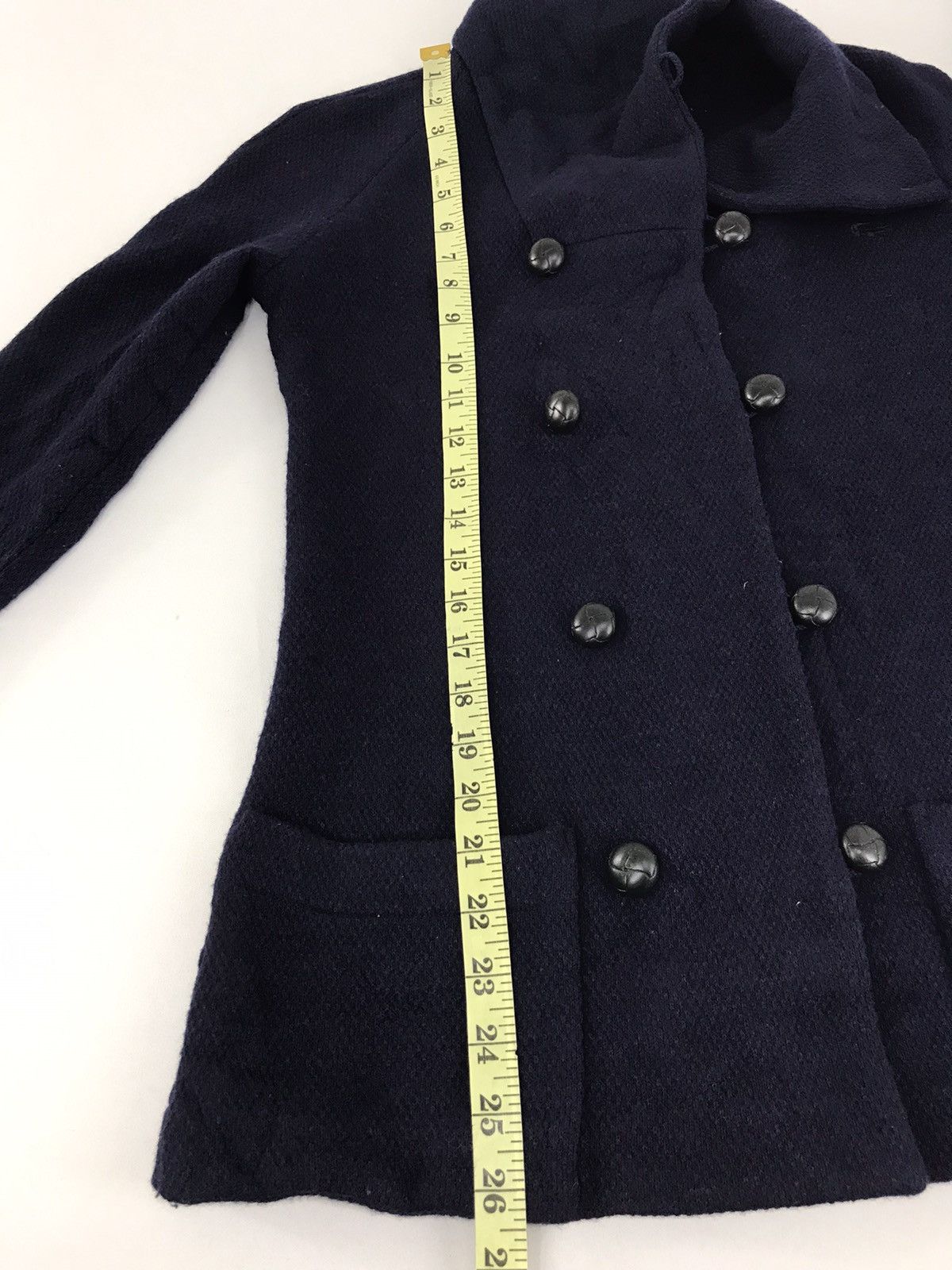 Lacoste × Vintage Vintage Lacoste Double Breasted Peacoat Jacket Fashion S Size US S / EU 44-46 / 1 - 11 Thumbnail