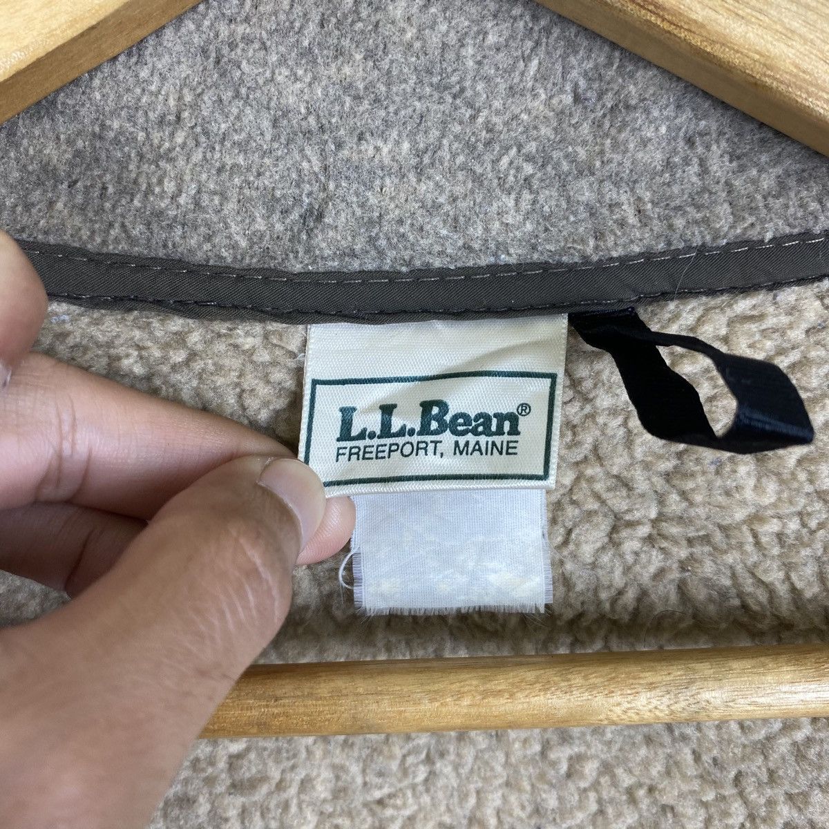 L.L. Bean × Vintage VINTAGE L.L. BEAN OUTDOOR KNEE ELBOW PATCHES FLEECE SWEATER Size US L / EU 52-54 / 3 - 5 Thumbnail