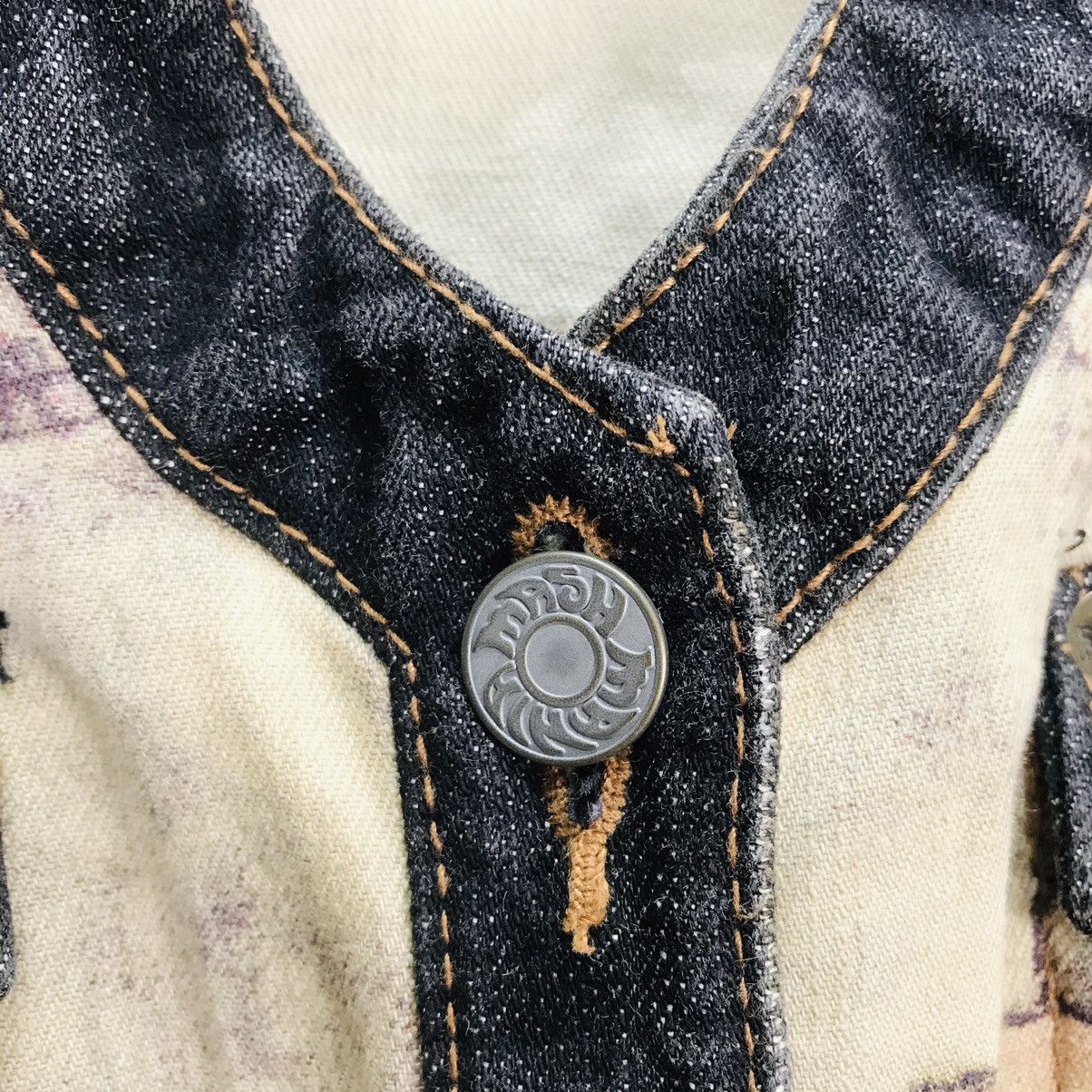 Designer × Japanese Brand Mash Mania Denim JeanPaul Gaultier patchworks style women Size S / US 4 / IT 40 - 7 Thumbnail