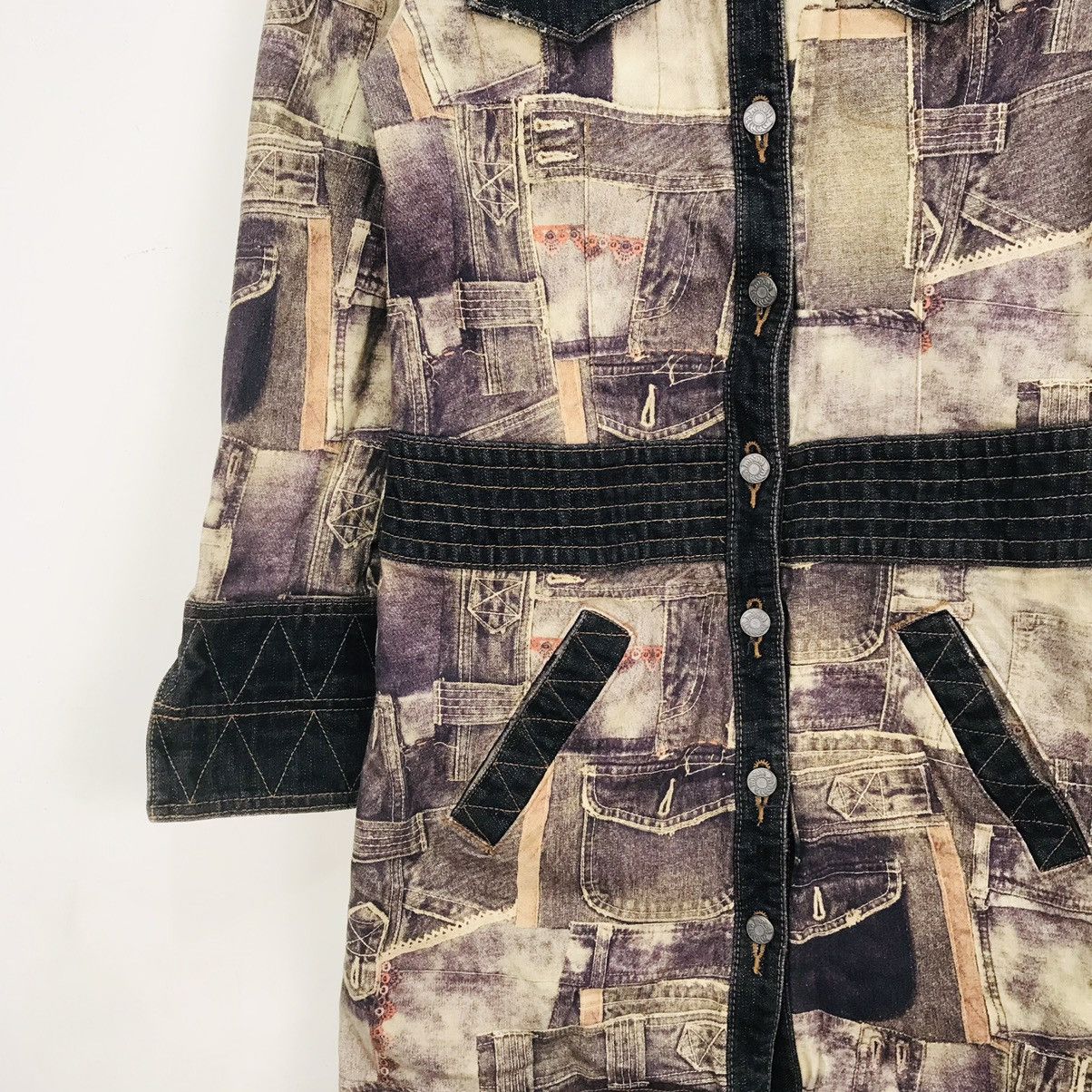Designer × Japanese Brand Mash Mania Denim JeanPaul Gaultier patchworks style women Size S / US 4 / IT 40 - 3 Thumbnail