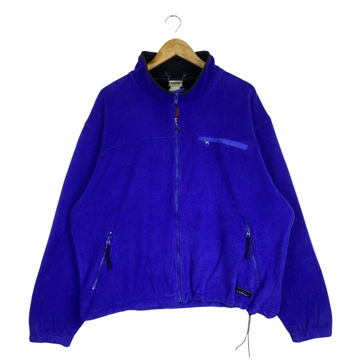 L.L. Bean × Polartec × Vintage VINTAGE L.L.BEAN POLARTEC SMALL LOGO OUTDOOR FLEECE SWEATER Size US XL / EU 56 / 4 - 1 Thumbnail