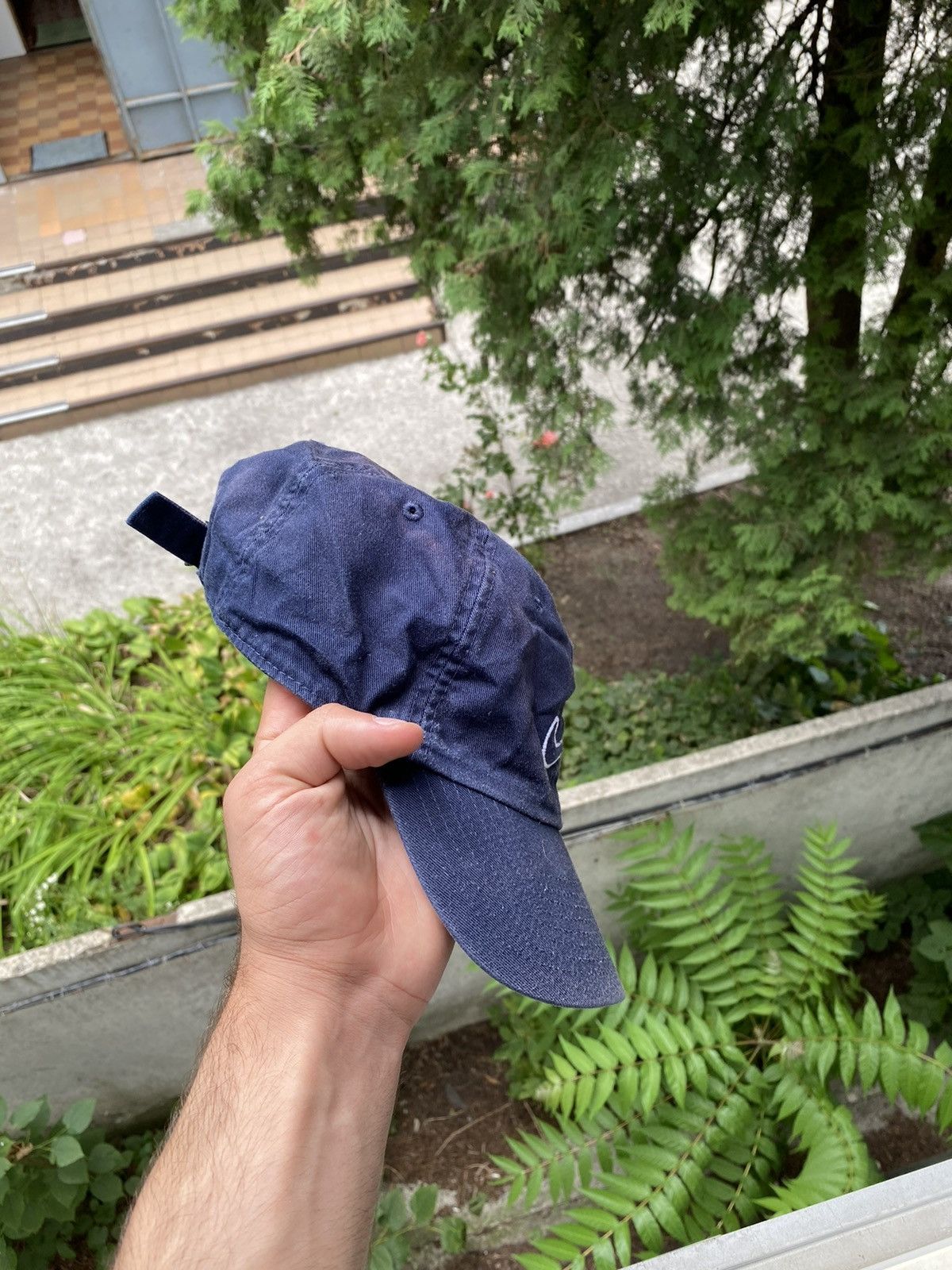 Nike Mens Vintage Nike big swoosh Cap streetwear y2k rare drill Size ONE SIZE - 3 Thumbnail