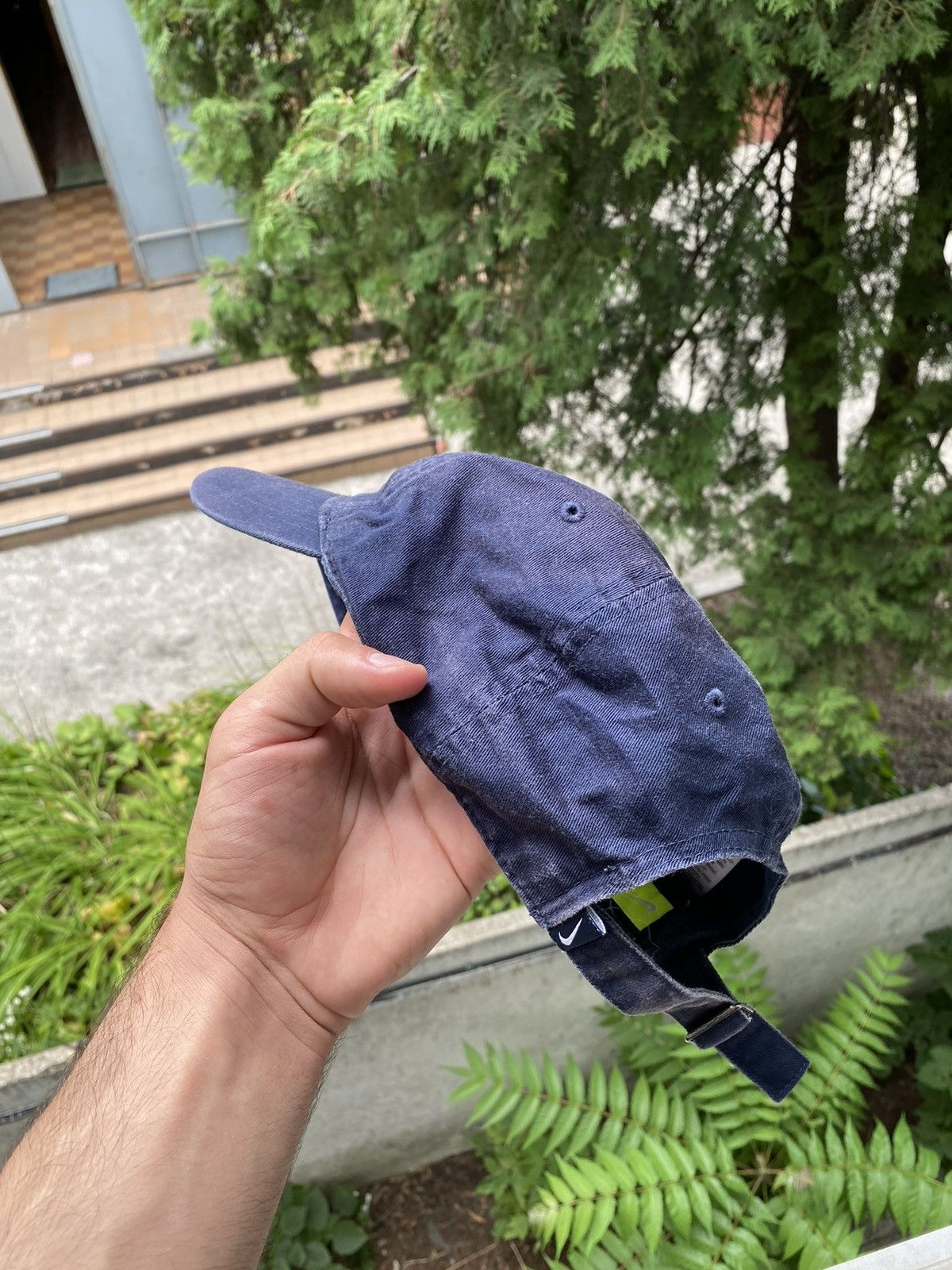 Nike Mens Vintage Nike big swoosh Cap streetwear y2k rare drill Size ONE SIZE - 6 Thumbnail