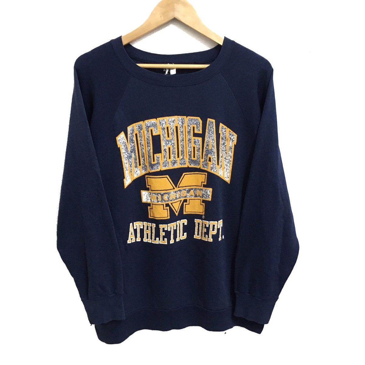 Champion × Vintage VINTAGE CHAMPION MICHIGAN ATHLETIC DEPT PULLOVER Size US L / EU 52-54 / 3 - 1 Thumbnail
