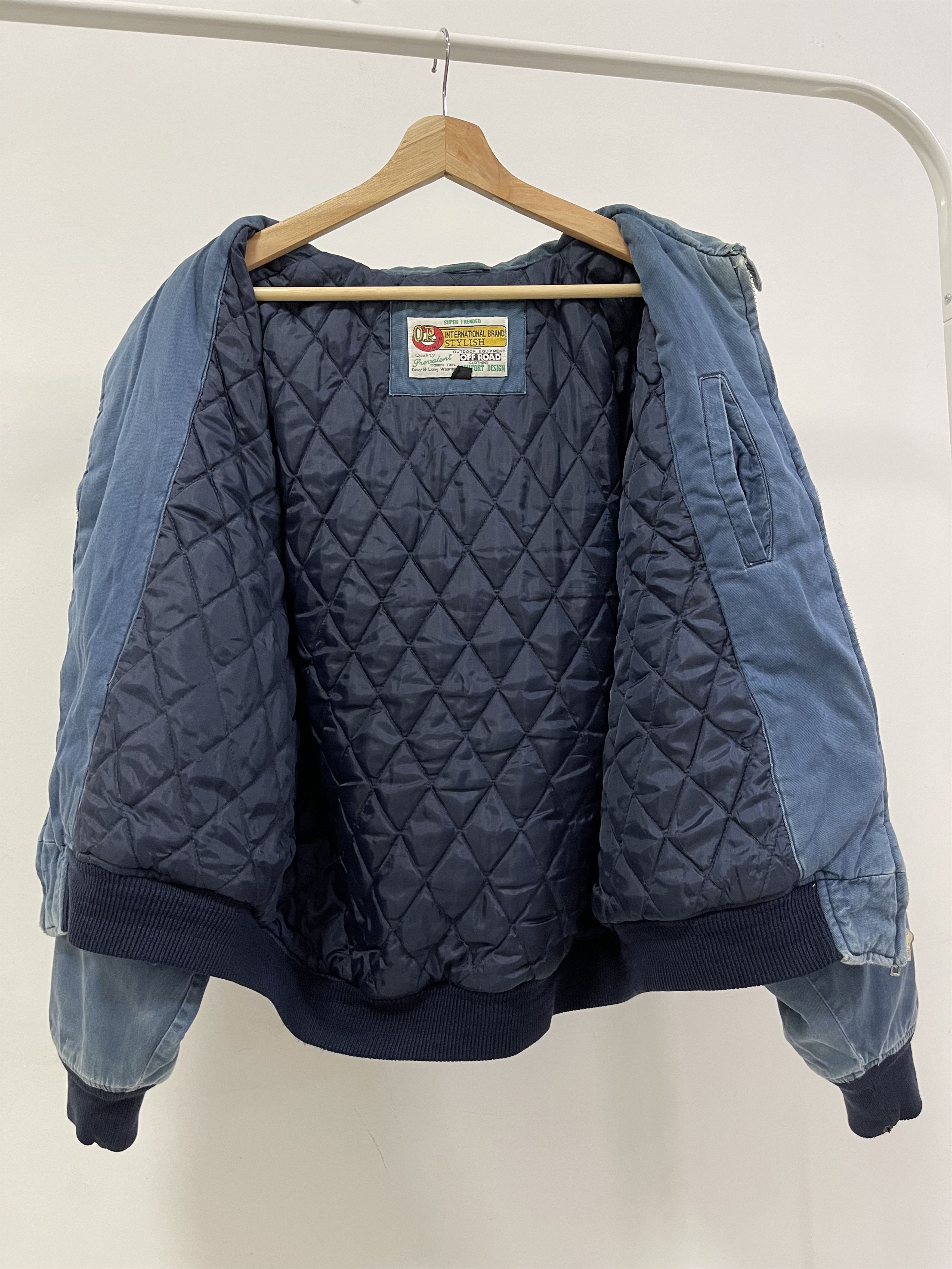 Japanese Brand Vintage Outdoor Off Road Embroidery Bomber jacket Sun Faded Size US L / EU 52-54 / 3 - 10 Thumbnail