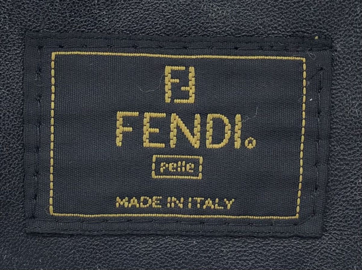 Fendi 🔥Fendi Pelle Monogram Mix Genuine Leather Jacket Size US M / EU 48-50 / 2 - 18 Thumbnail