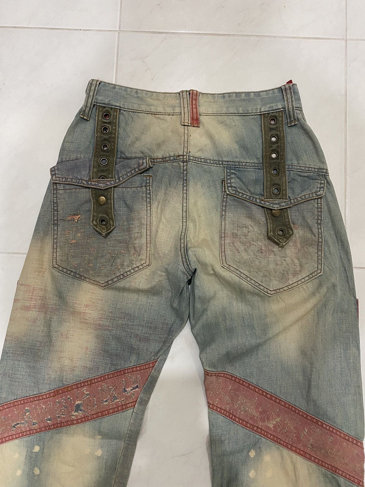 Japanese Brand × Vintage Vintage Joneaa Distressed Jean Nice Design Size US 30 / EU 46 - 11 Thumbnail