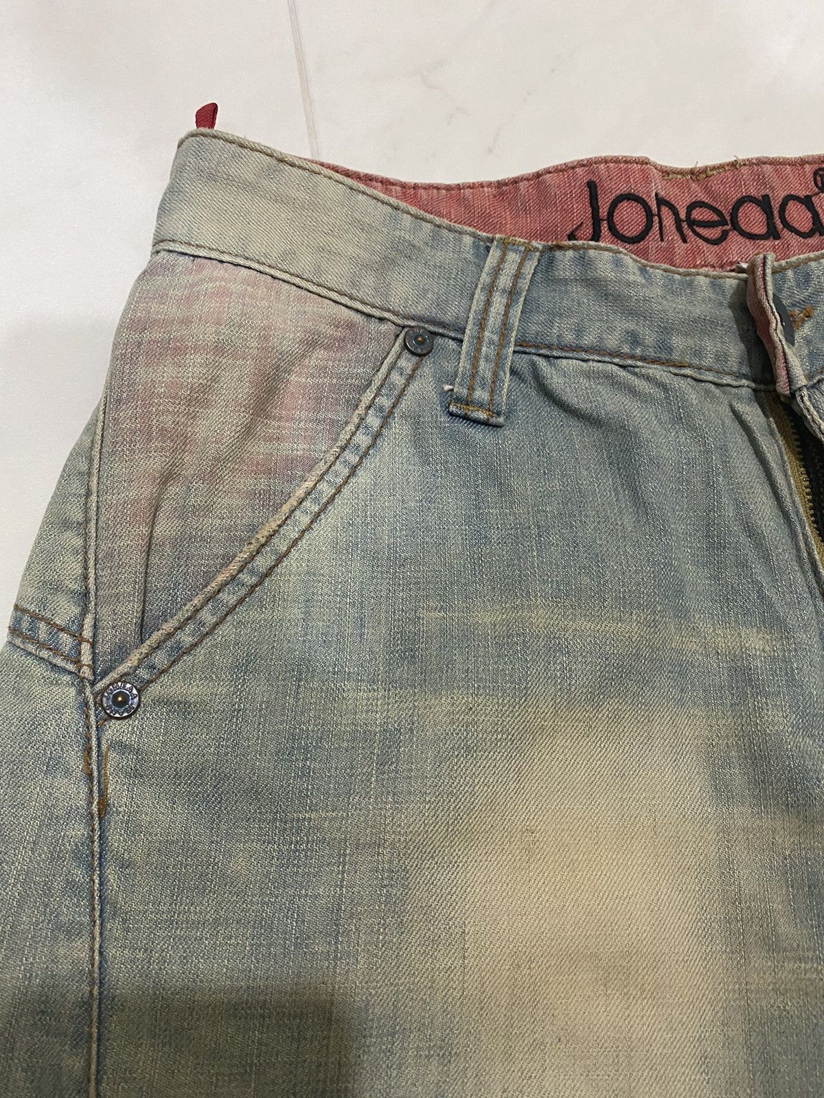 Japanese Brand × Vintage Vintage Joneaa Distressed Jean Nice Design Size US 30 / EU 46 - 7 Thumbnail