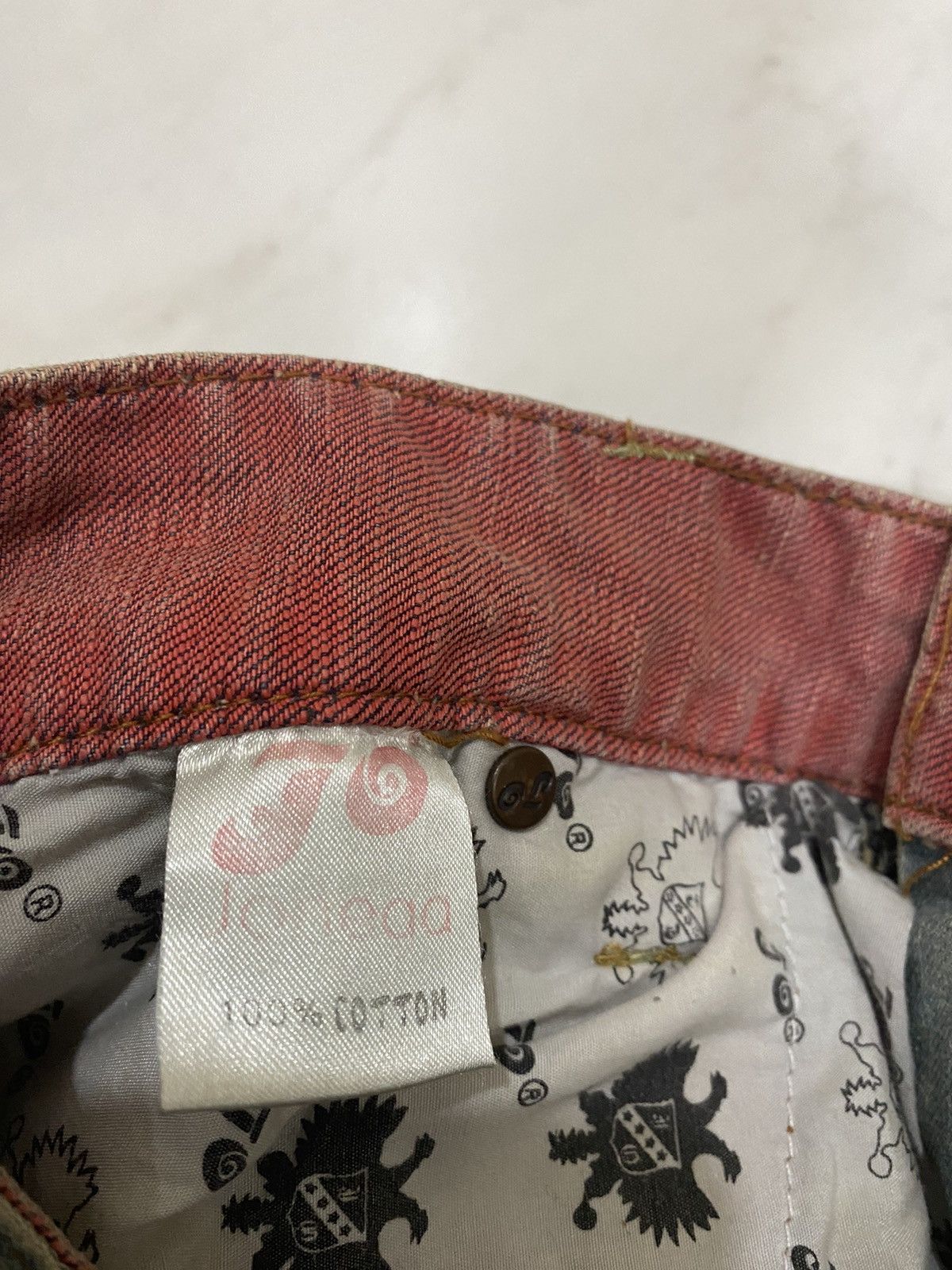 Japanese Brand × Vintage Vintage Joneaa Distressed Jean Nice Design Size US 30 / EU 46 - 16 Thumbnail