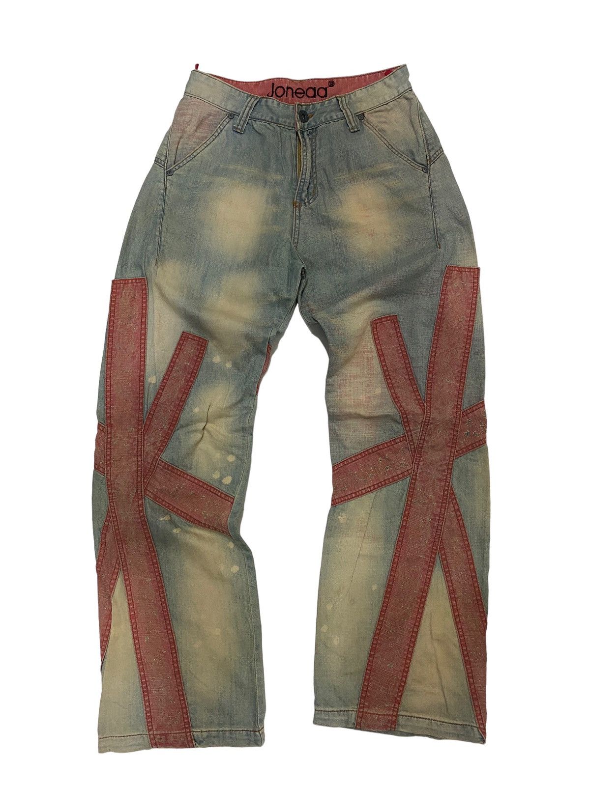 Japanese Brand × Vintage Vintage Joneaa Distressed Jean Nice Design Size US 30 / EU 46 - 1 Thumbnail