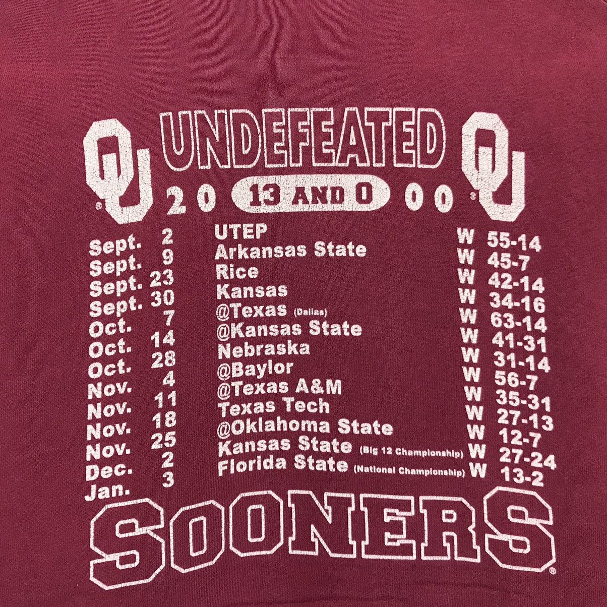 MLB × NFL × Sports Specialties Vintage Oklahoma Sooners Football Team Sweatshirt Size US M / EU 48-50 / 2 - 8 Thumbnail
