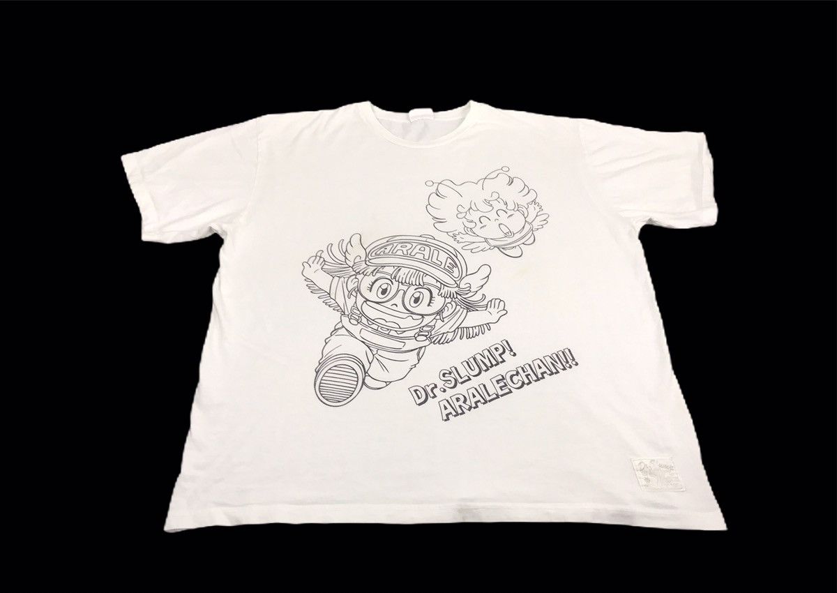 Image of Anima Dr Slump Anime Japanese Cartoon Aralechan Akira Toriyama in White, Women's (Size XL)