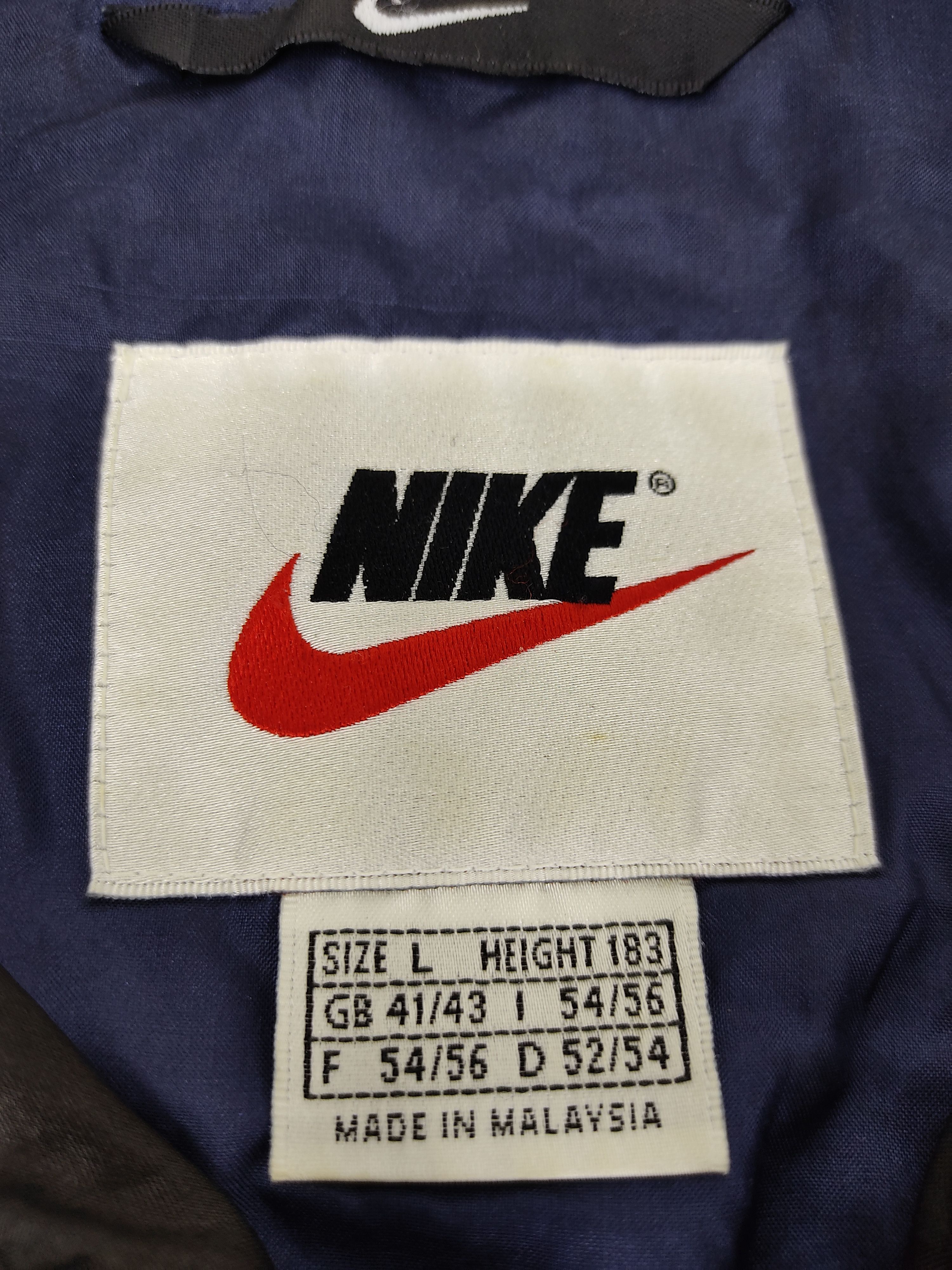 Nike × Vintage Vintage 90s Nike Jacket Hiking Zipper Outdoor Sportswear Size US L / EU 52-54 / 3 - 4 Thumbnail