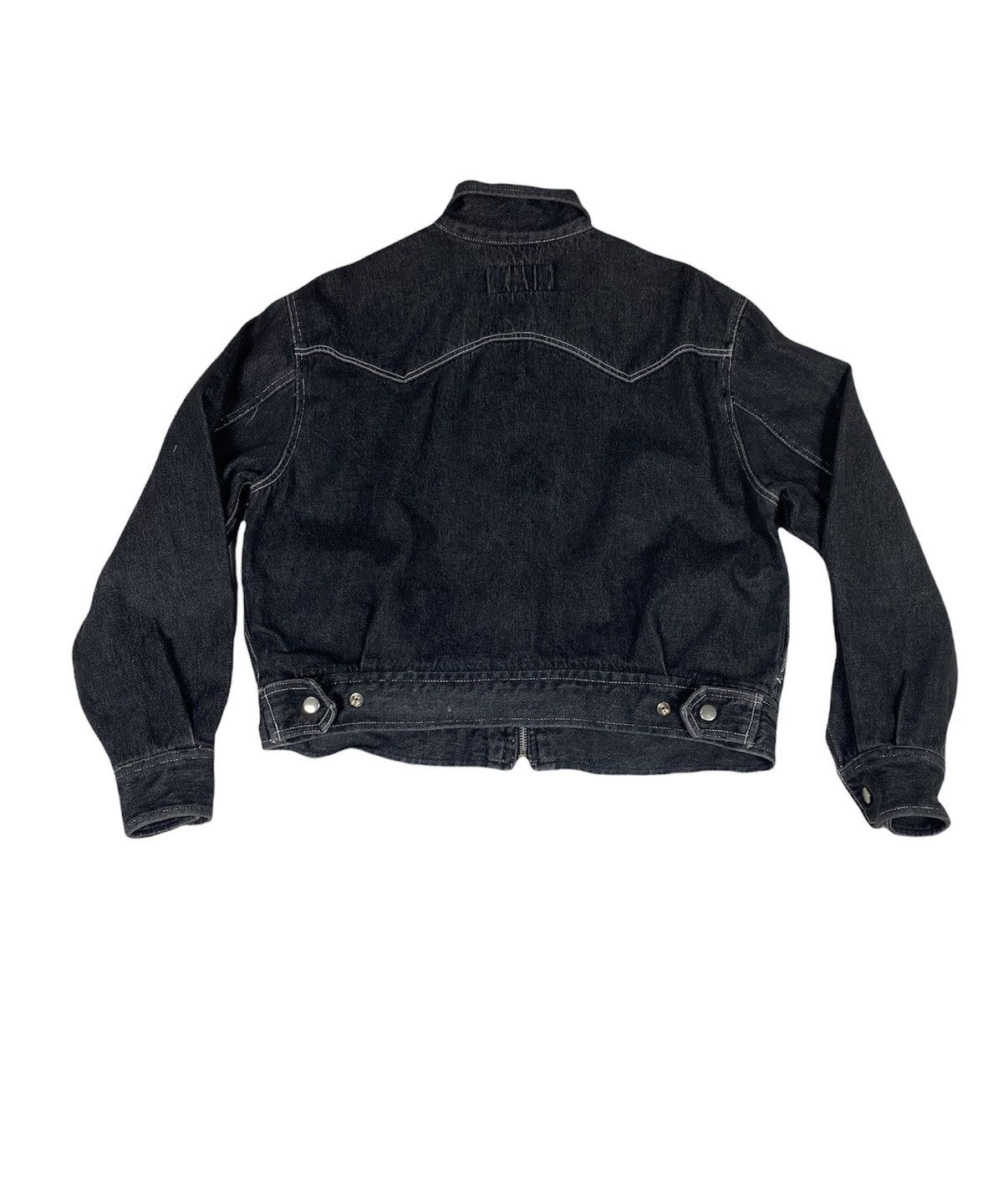 Japanese Brand Vintage Delilah By Black Denim Jacket. J005 Size US M / EU 48-50 / 2 - 2 Thumbnail