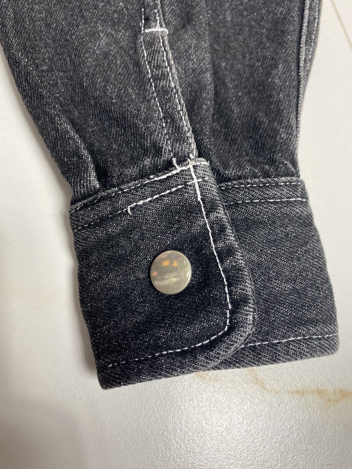Japanese Brand Vintage Delilah By Black Denim Jacket. J005 Size US M / EU 48-50 / 2 - 7 Thumbnail