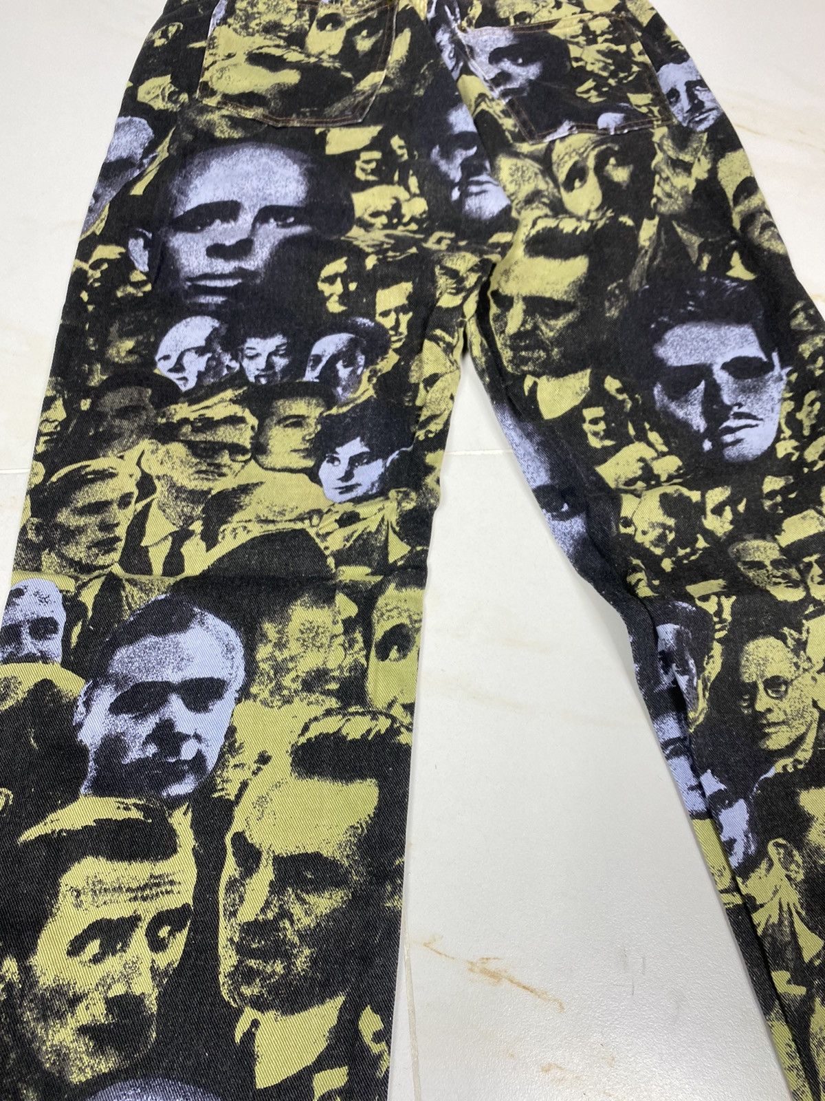 Jean Paul Gaultier Jean Paul Gaultier AW92 Archive Jacquard Face Denim S051 Size US 27 - 13 Thumbnail