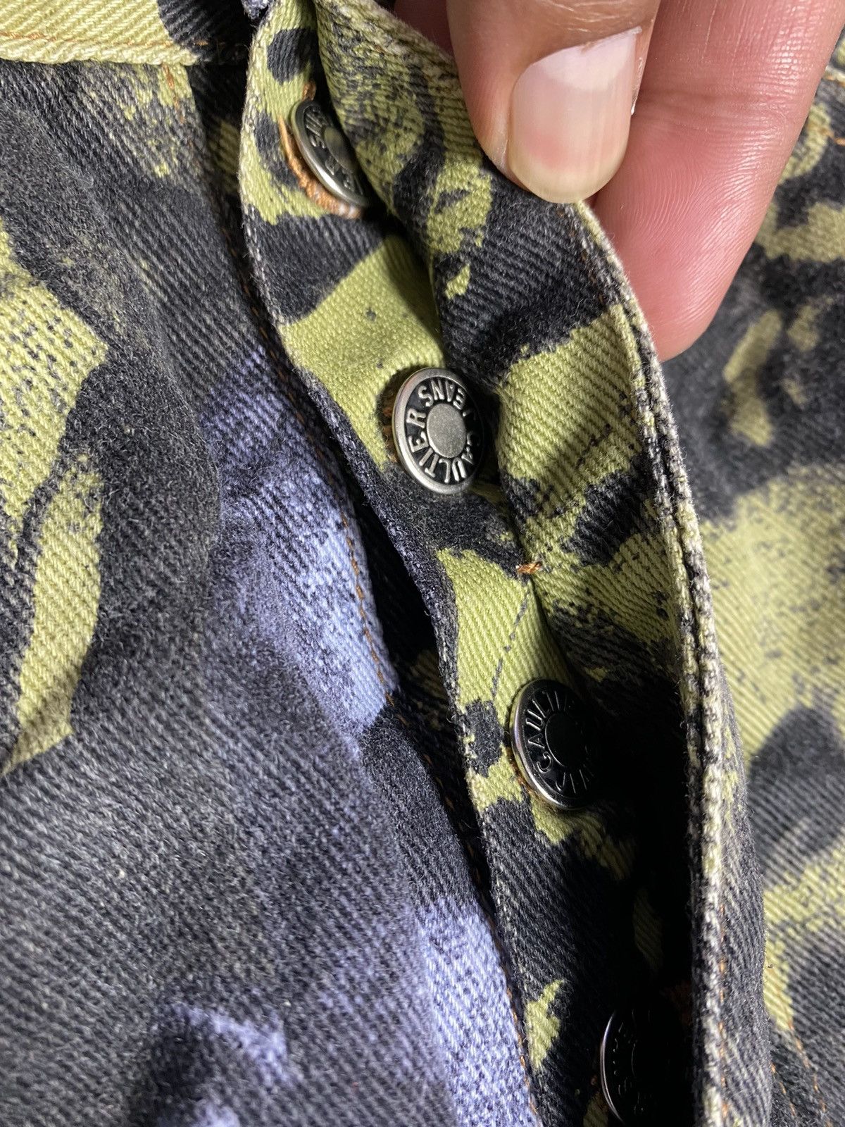 Jean Paul Gaultier Jean Paul Gaultier AW92 Archive Jacquard Face Denim S051 Size US 27 - 6 Thumbnail
