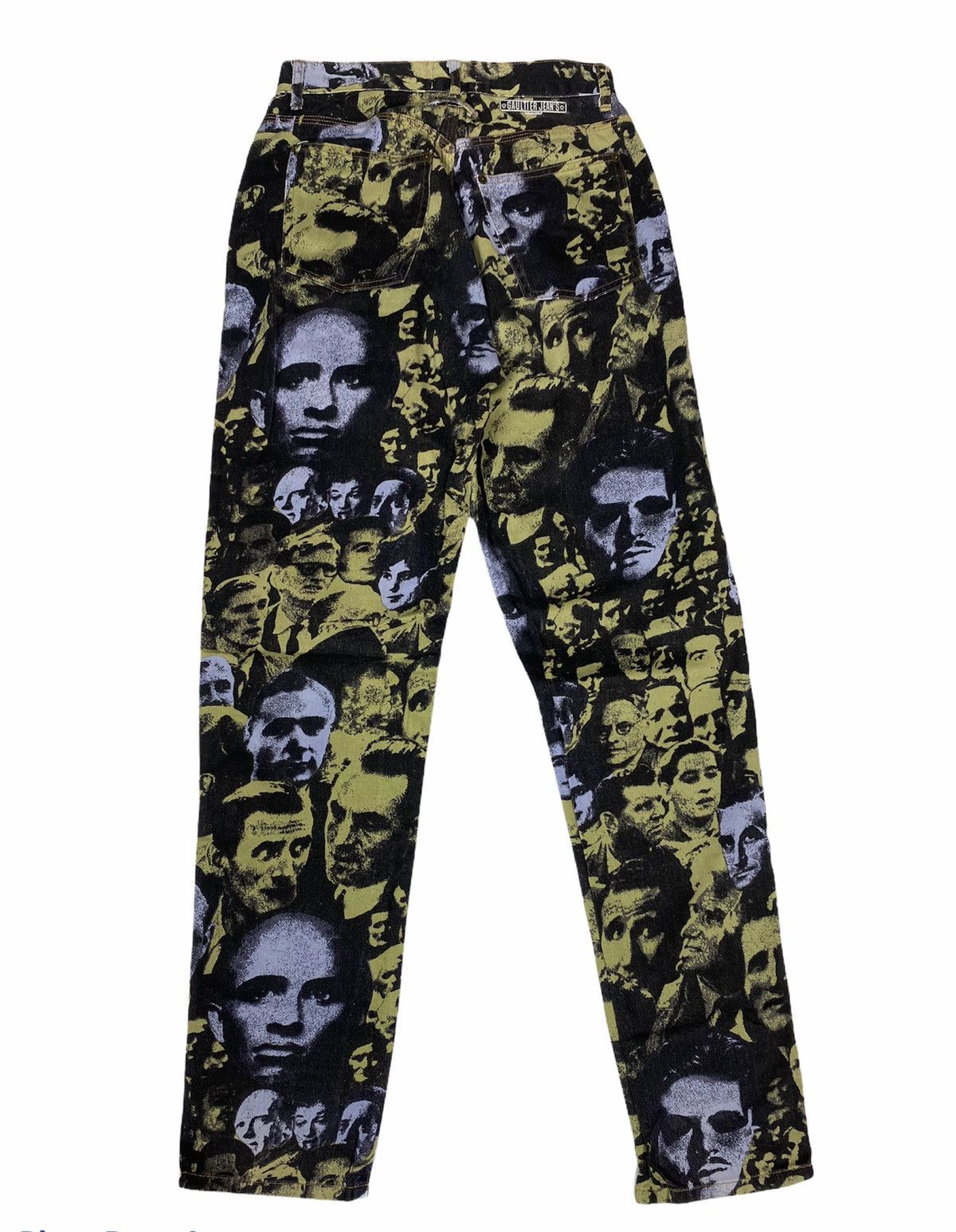 Jean Paul Gaultier Jean Paul Gaultier AW92 Archive Jacquard Face Denim S051 Size US 27 - 2 Thumbnail