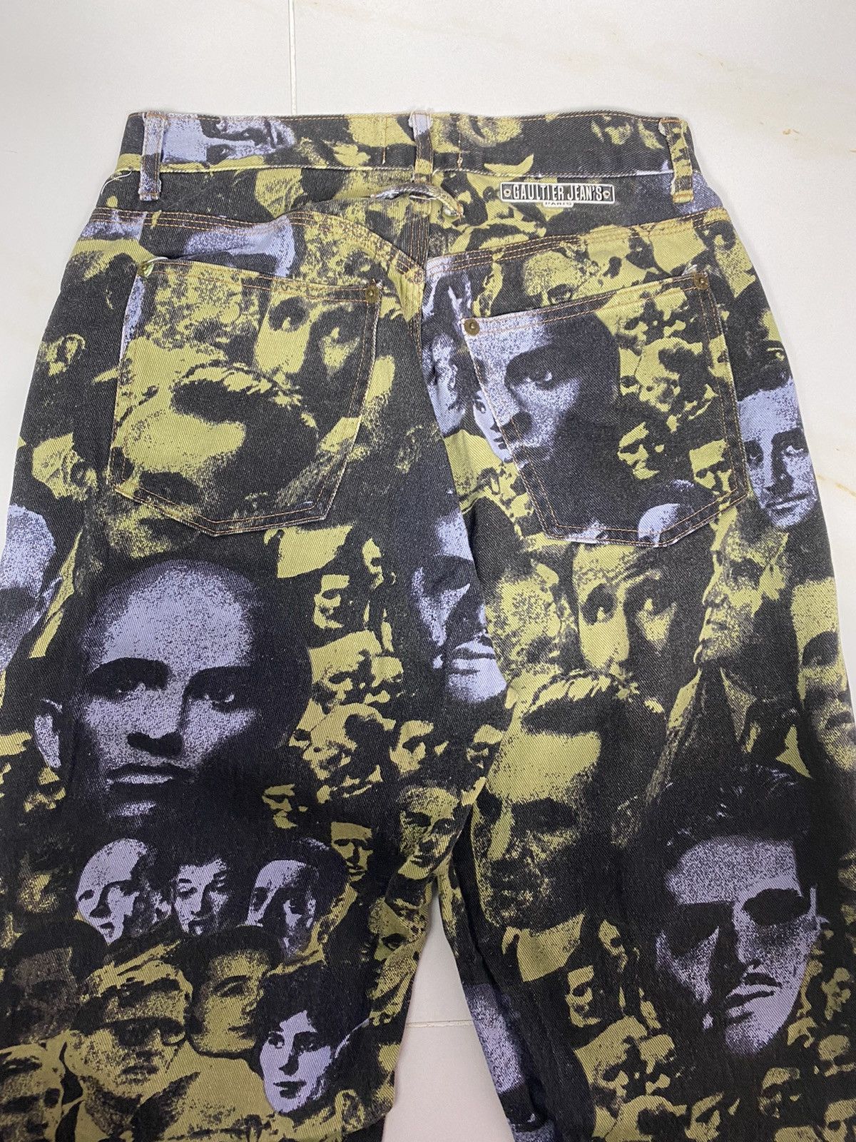 Jean Paul Gaultier Jean Paul Gaultier AW92 Archive Jacquard Face Denim S051 Size US 27 - 11 Thumbnail