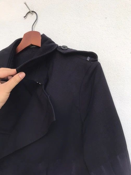 Yohji Yamamoto 🔥Y’s Yohji Yamamoto Two-tone Laine Wool Overcoat Size S / US 4 / IT 40 - 6 Thumbnail