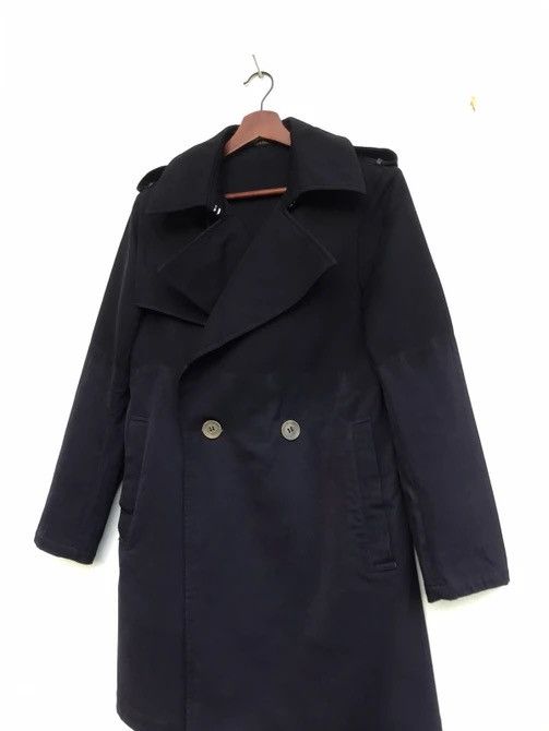Yohji Yamamoto 🔥Y’s Yohji Yamamoto Two-tone Laine Wool Overcoat Size S / US 4 / IT 40 - 3 Thumbnail