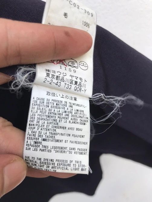 Yohji Yamamoto 🔥Y’s Yohji Yamamoto Two-tone Laine Wool Overcoat Size S / US 4 / IT 40 - 16 Thumbnail