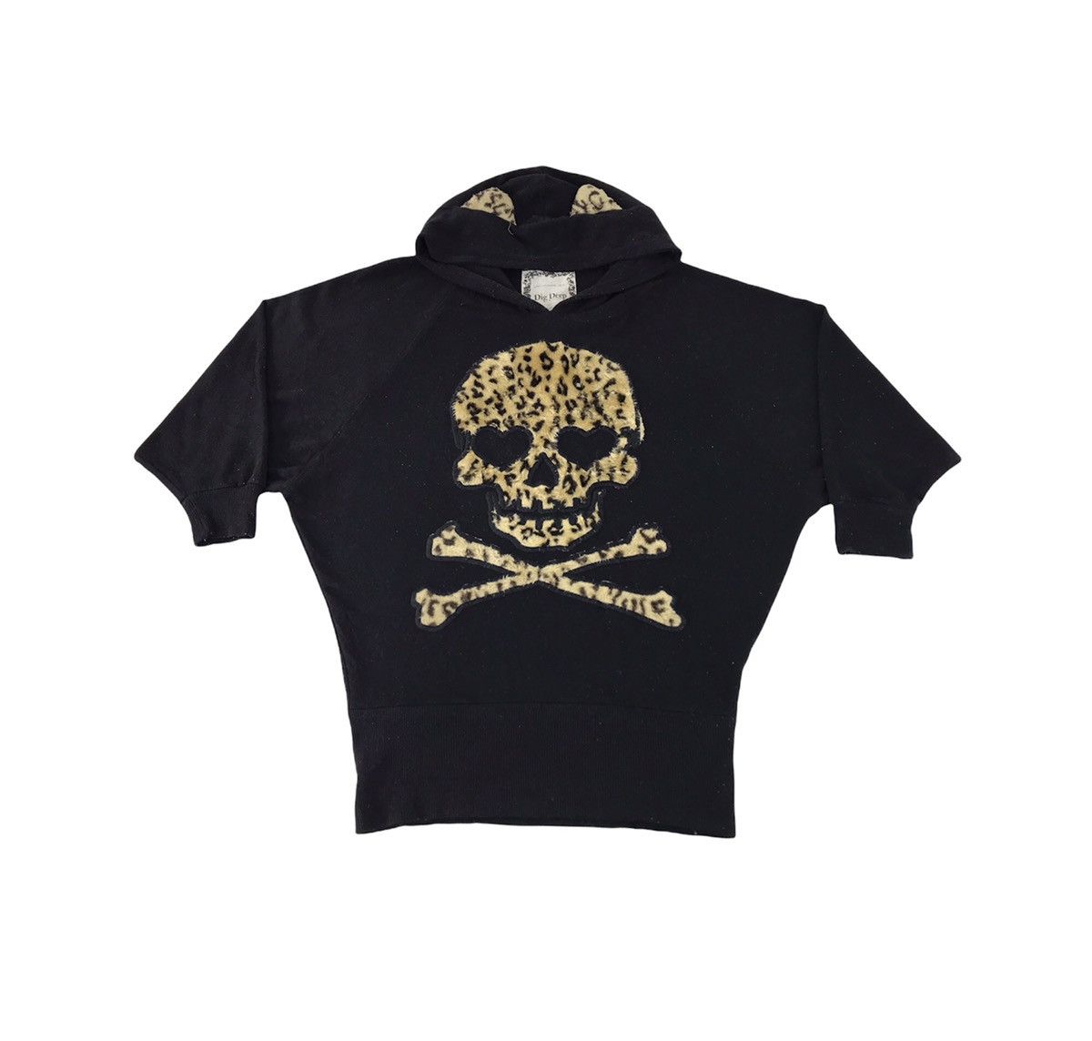 Japanese Brand Dig Deep Embroidery Big Skull Cheetah Sweatshirt Baggy Wear Size M / US 6-8 / IT 42-44 - 1 Thumbnail