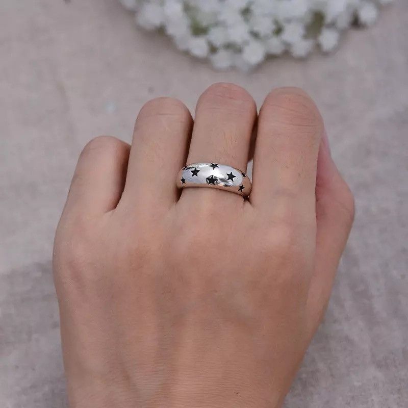 Jewelry Elegant Full Star Lady Party Ring Size ONE SIZE - 4 Thumbnail