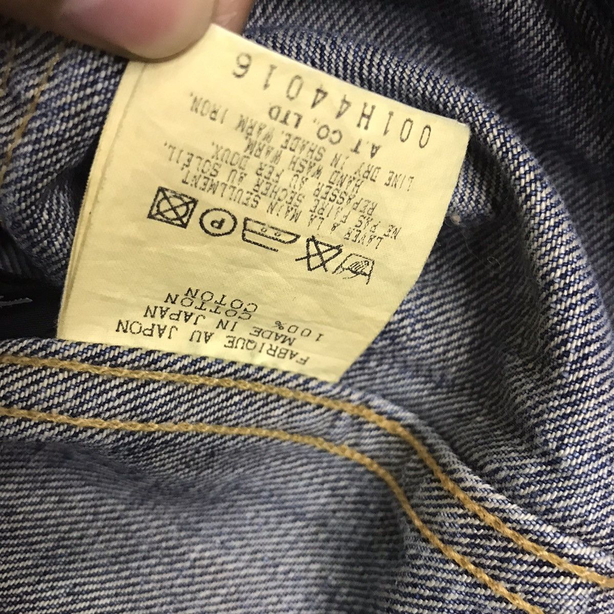 Vintage Vintage A/T Trucker Denim Jacket Size US XS / EU 42 / 0 - 6 Thumbnail