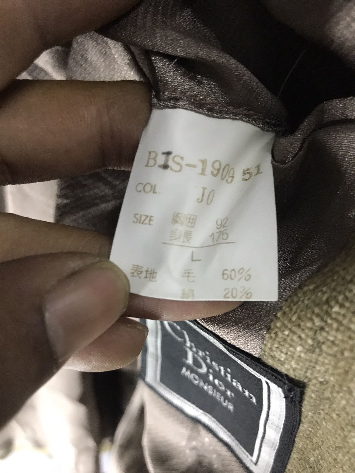 Christian Dior Monsieur Christian Dior Monsieur Wool Blazer,coat Size 44R - 5 Thumbnail